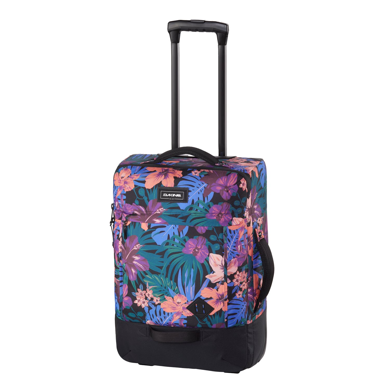 Dakine 365 Carry On Roller 40L black tropidelicreistas met wielen handbagage