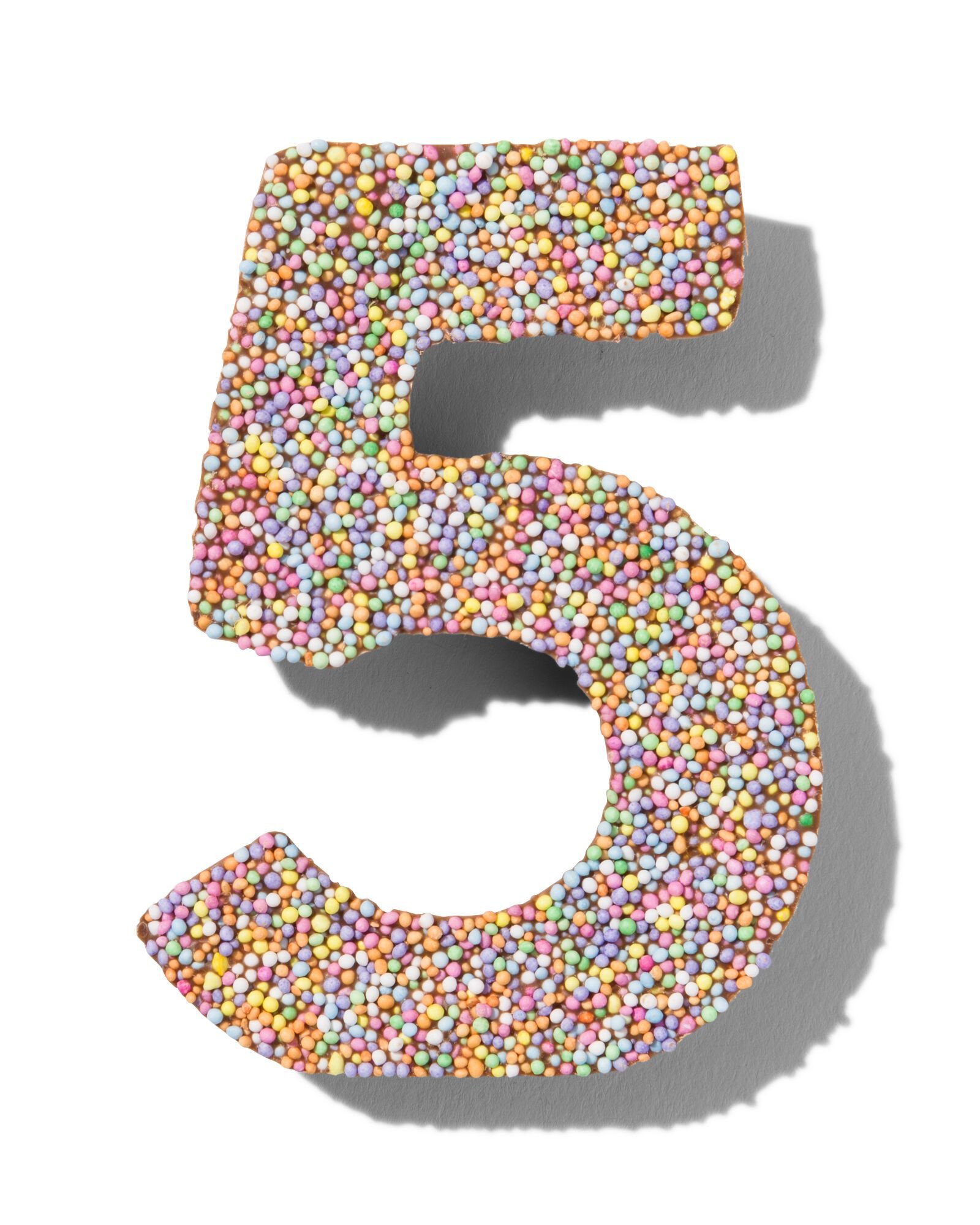 HEMA Chocolade Feestcijfer 5 Met Discodip