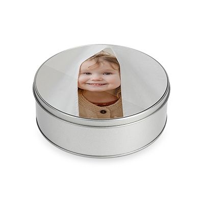 koektrommel met foto - rond