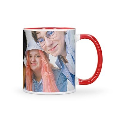 gekleurde mok met foto