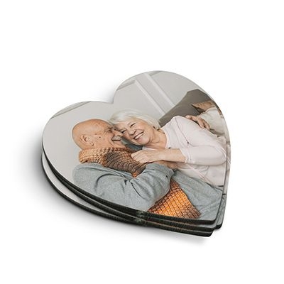 onderzetters met foto - hart