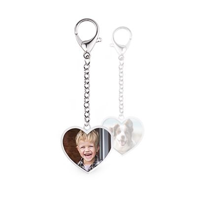 sleutelhanger met foto - hart