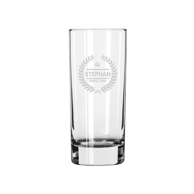 longdrinkglas gegraveerd