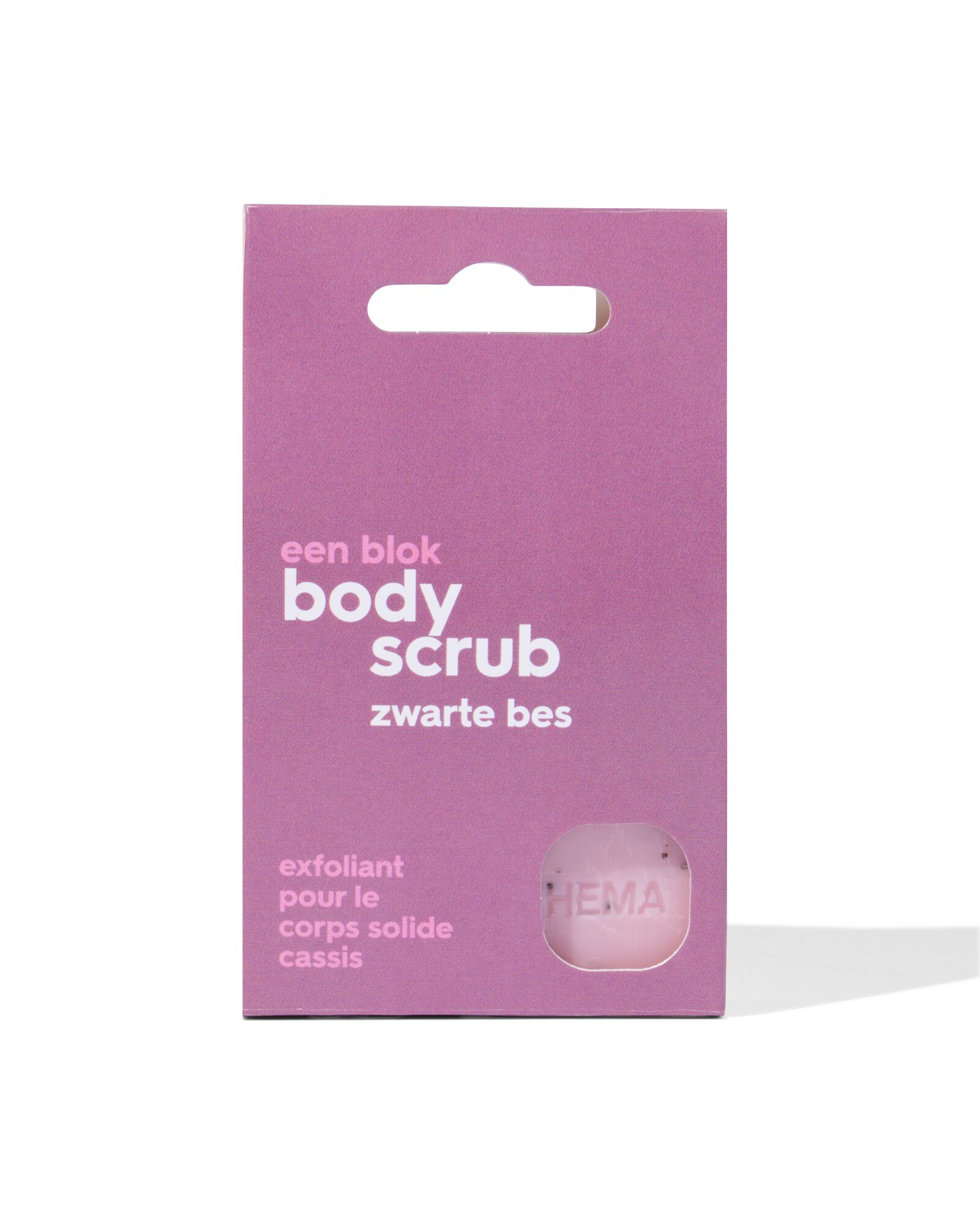 HEMA Blok Body Scrub Zwarte Bes 65g
