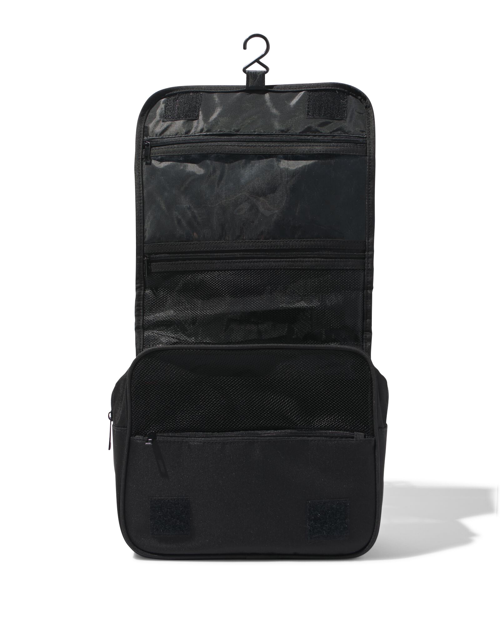 HEMA Toilettas Met Haak Zwart 8x25x22
