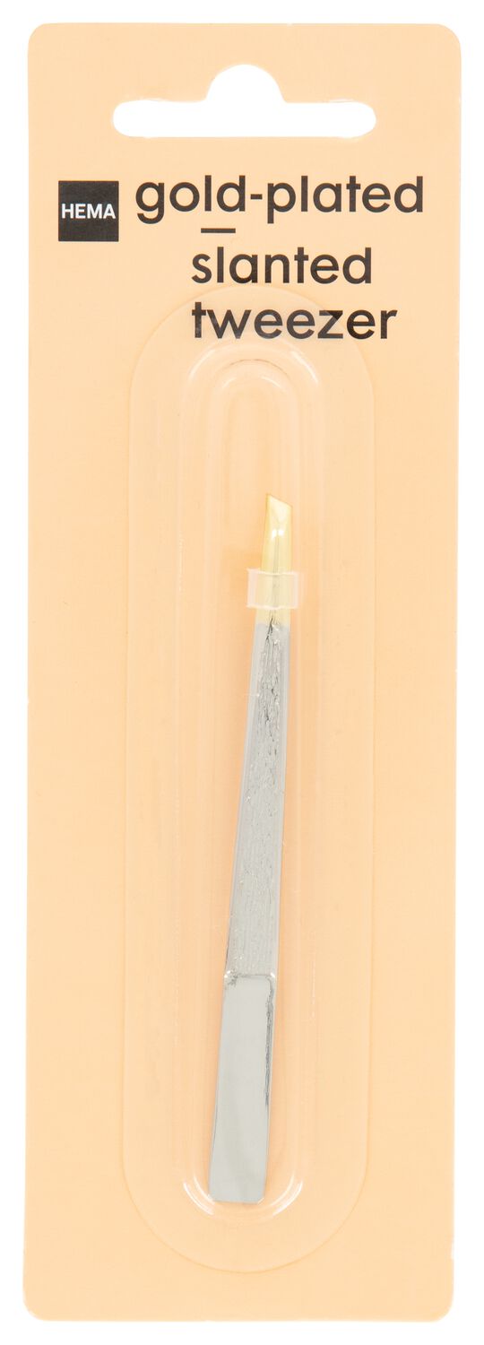 Pincet - Vergulde Schuine Punt