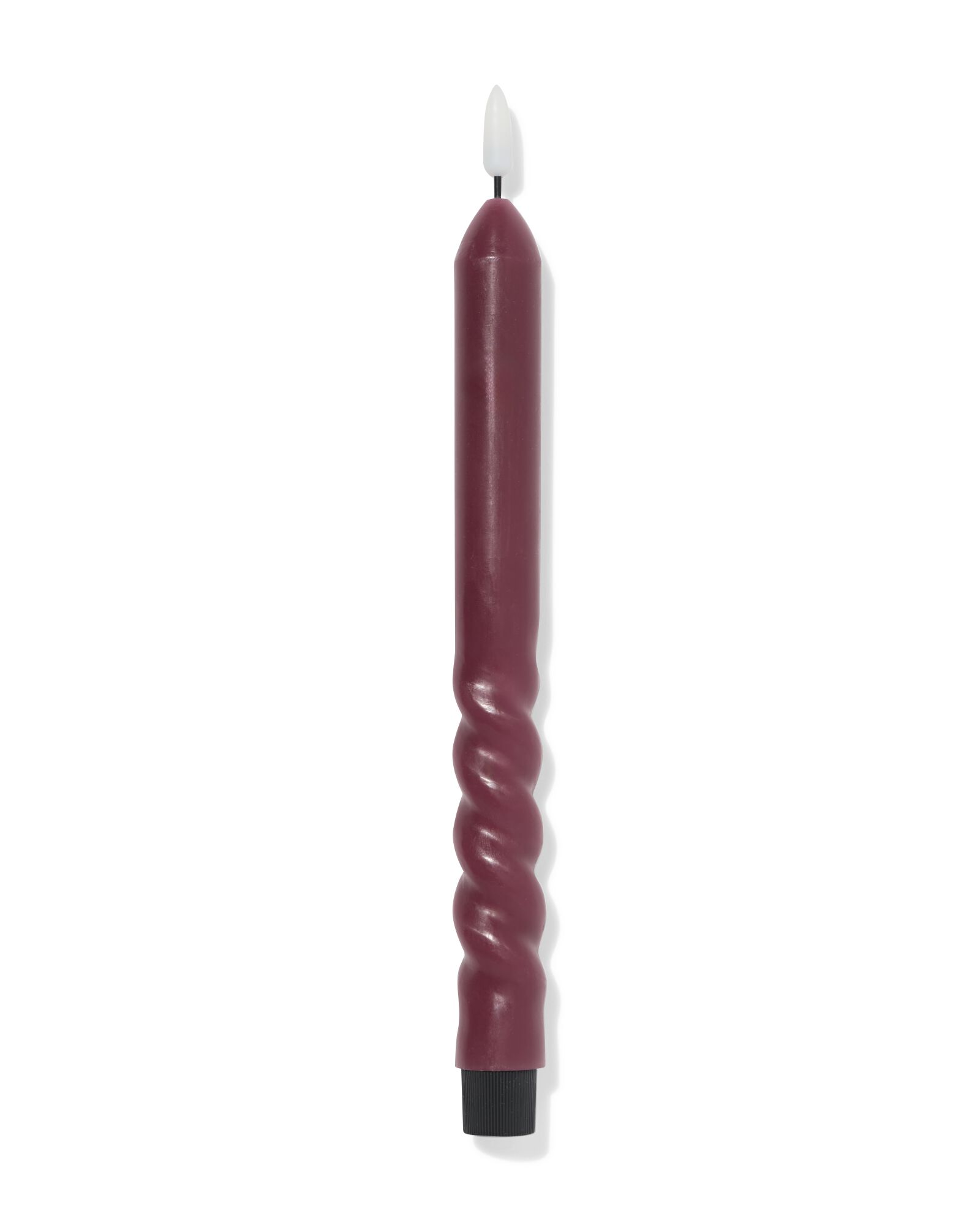 HEMA Led Huishoudkaars ⌀2.3x29cm Duo Aubergine (aubergine)