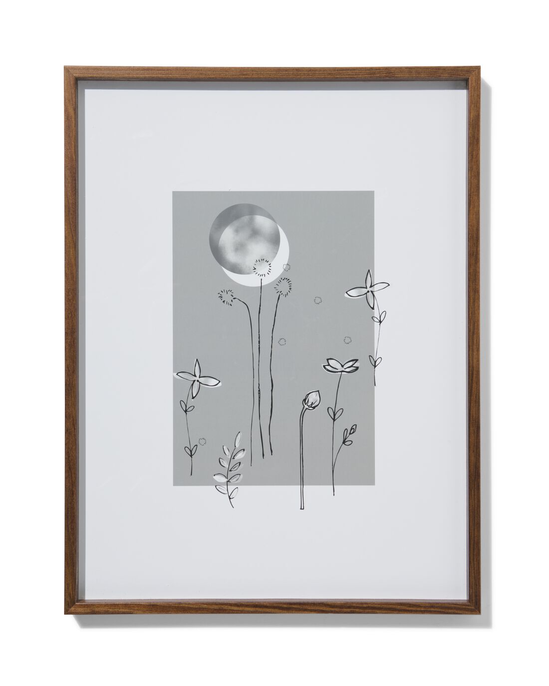 HEMA Fotolijst 30x40cm notenkleur massief hout hout (hout)
