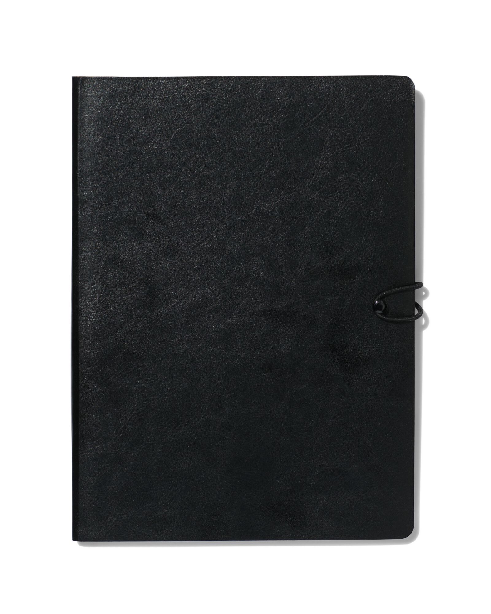 HEMA Notitieboek Gelinieerd PU Zwart 18.5x25.5