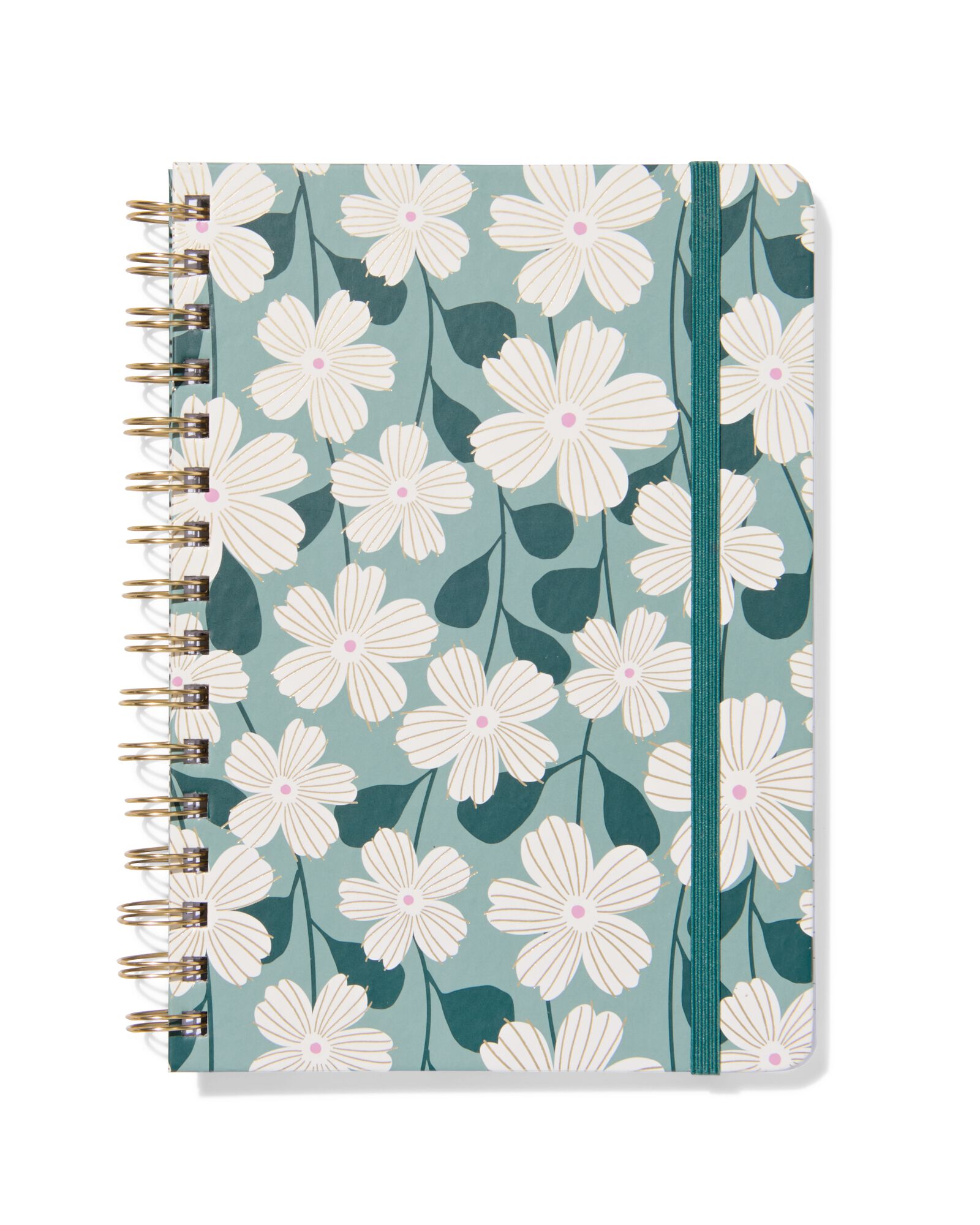 051 Notitieboek A5 Gelinieerd Bloemen (multi)