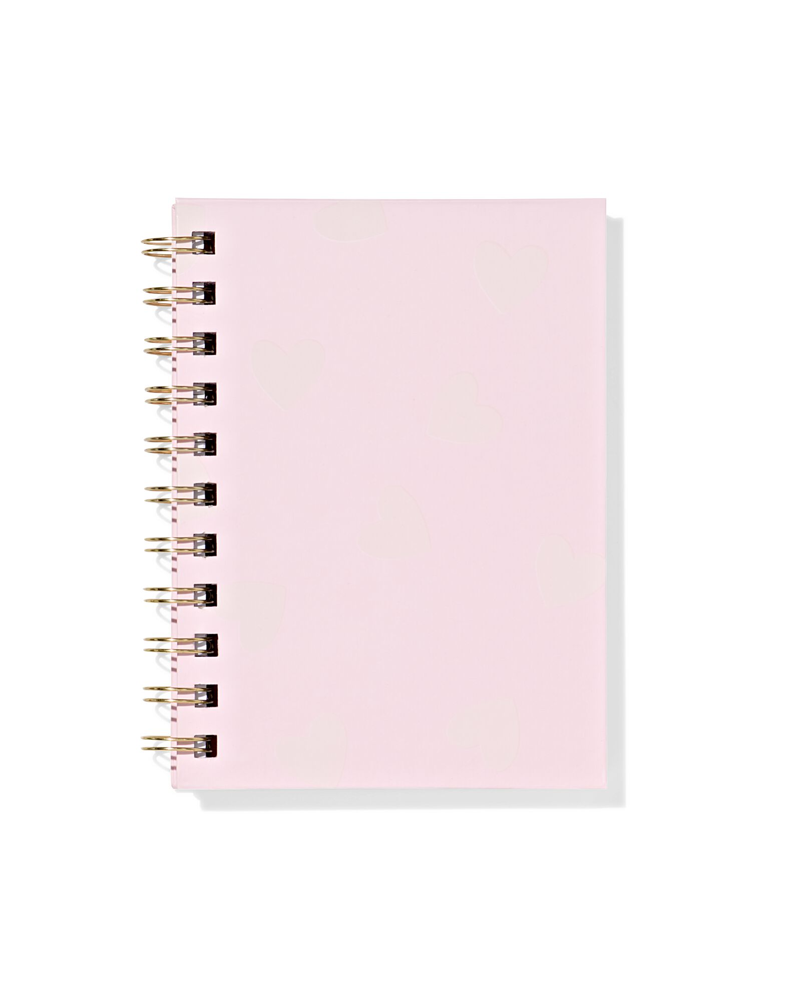 051 Notitieboek 11.5x15cm Roze Hartjes