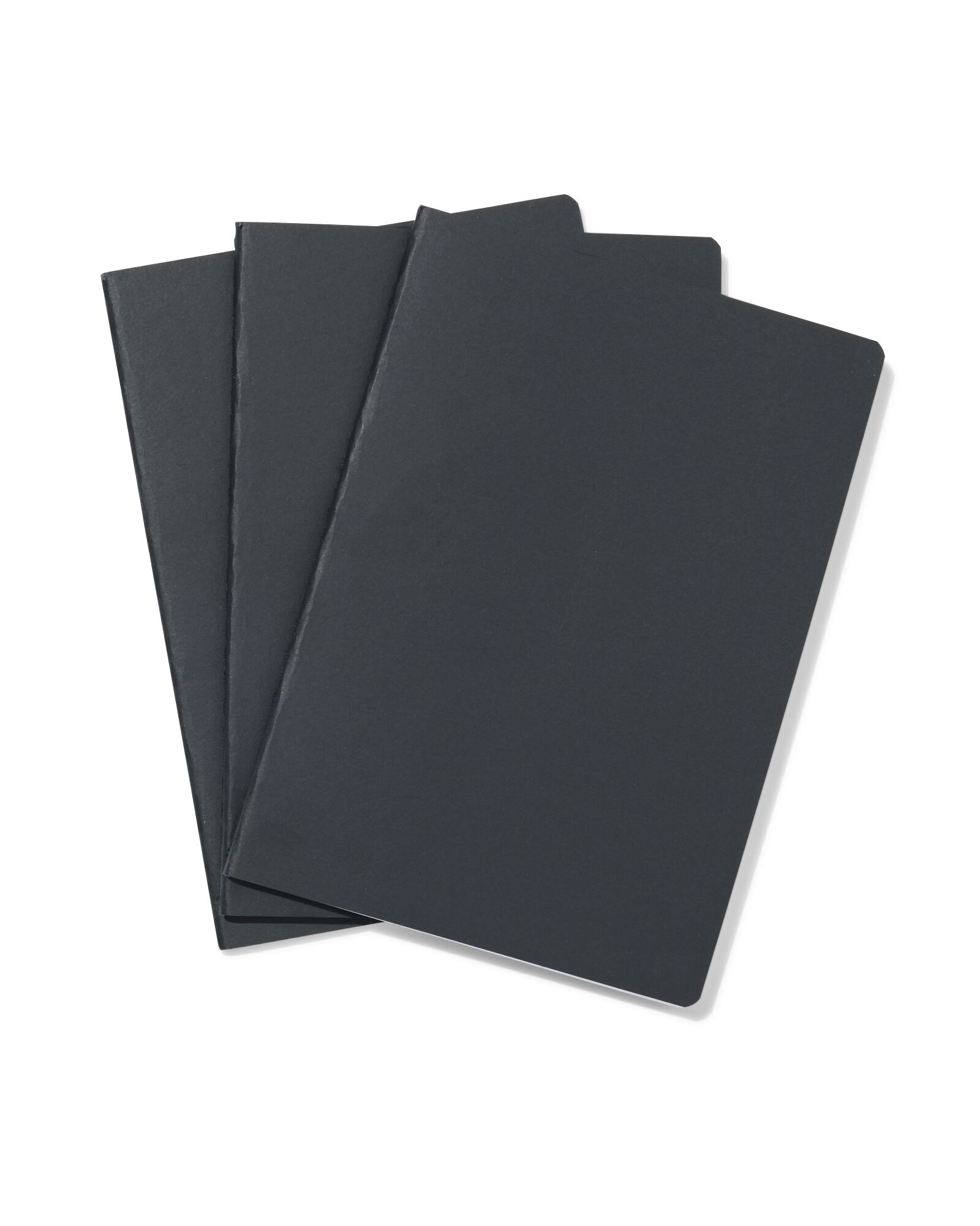 HEMA Schriften A5 Gelinieerd Zwart - 3 Stuks