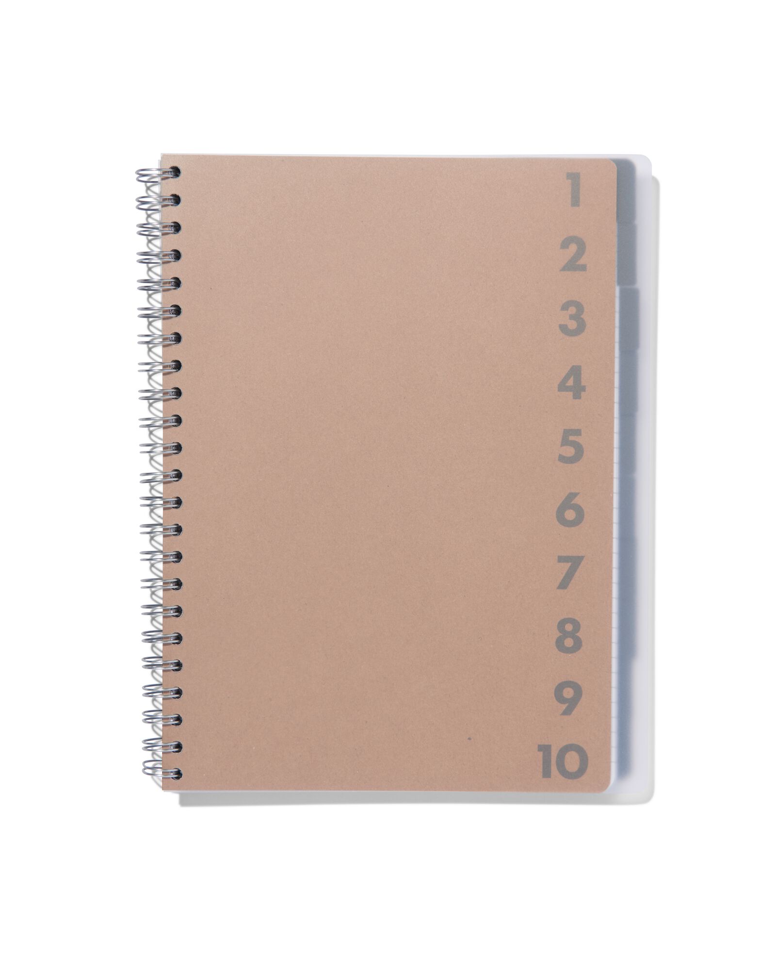 HEMA Collegeblok 10-in-1 - A4 - Kraft