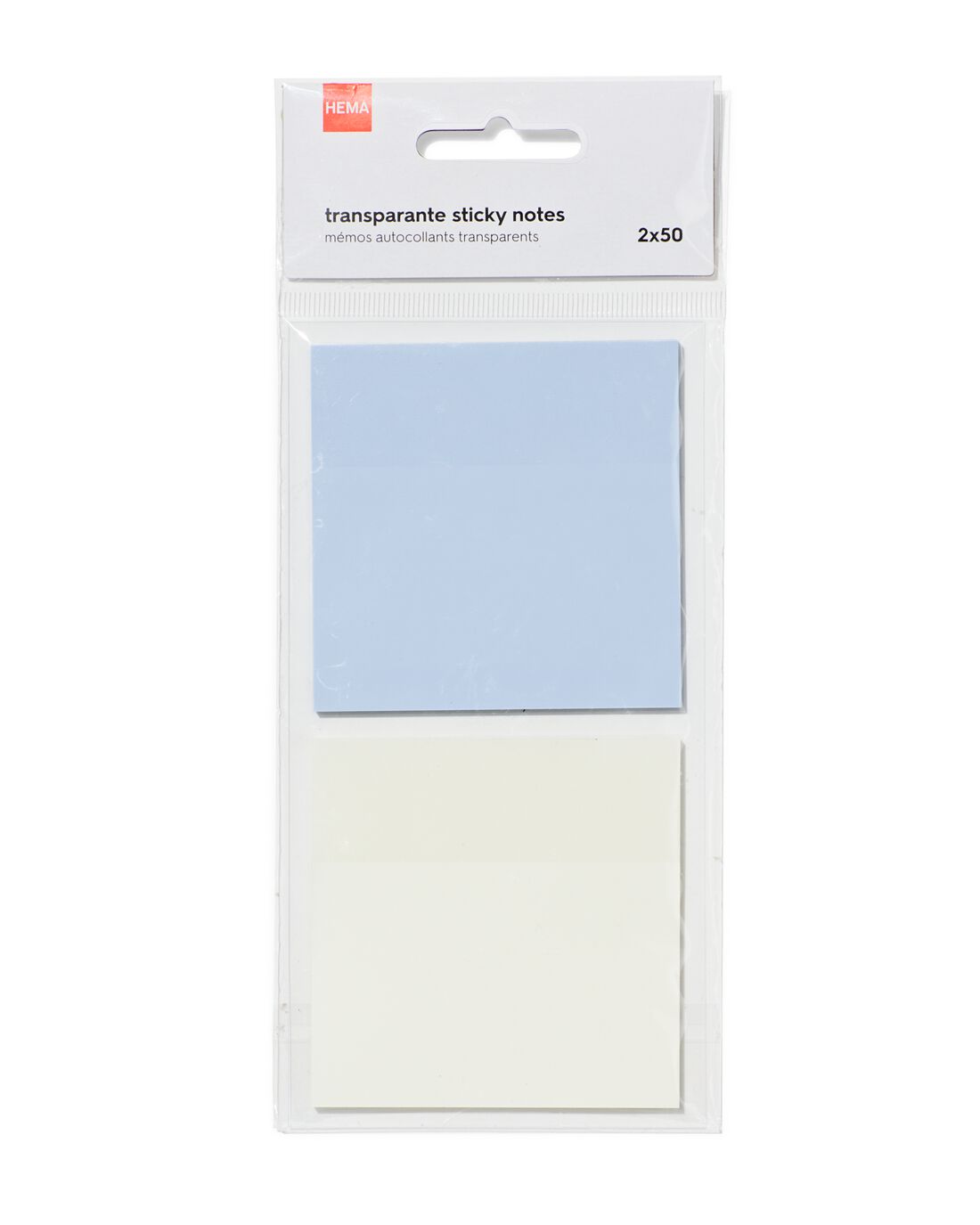 HEMA Sticky Notes Transparant - 2 Stuks