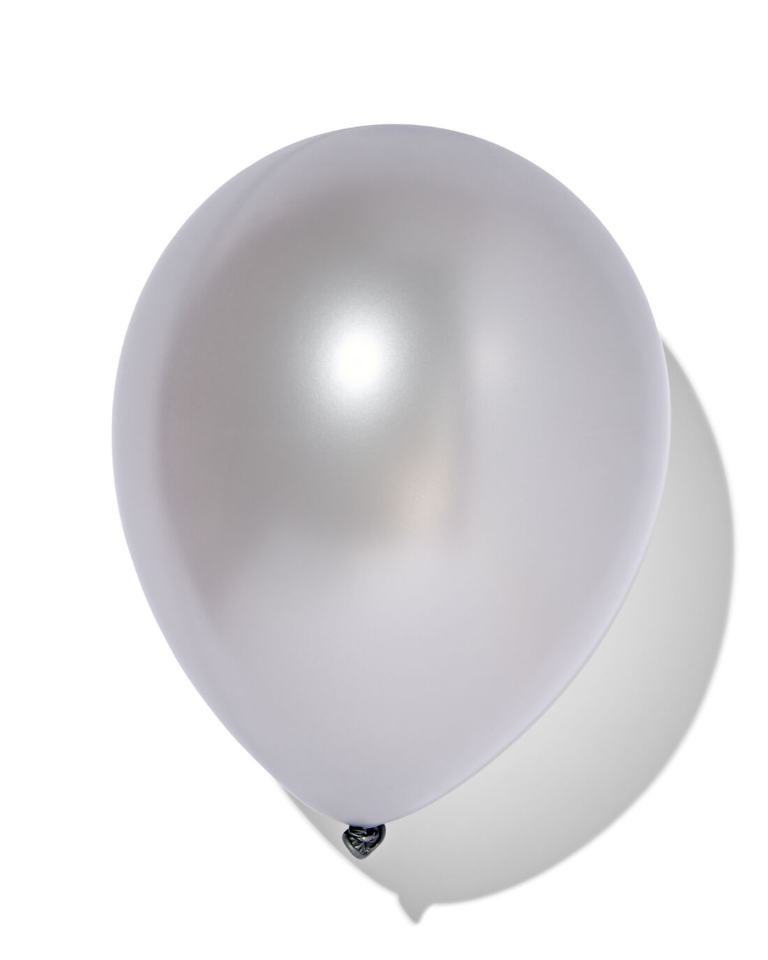 HEMA Ballonnen Metallic Zilver Ø32cm - 10 Stuks (zilver)
