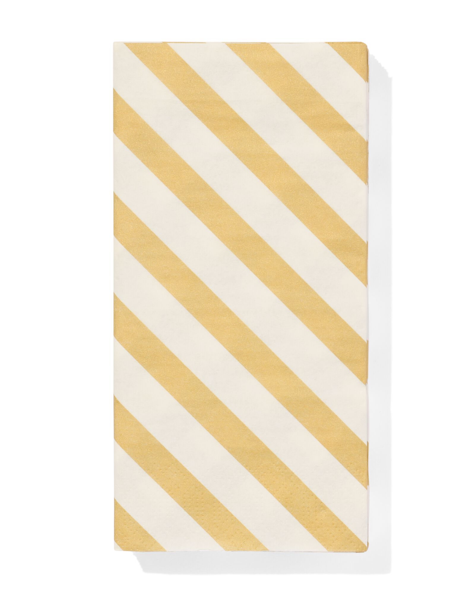 HEMA Servetten Gouden Streep 40x40cm - 12 Stuks