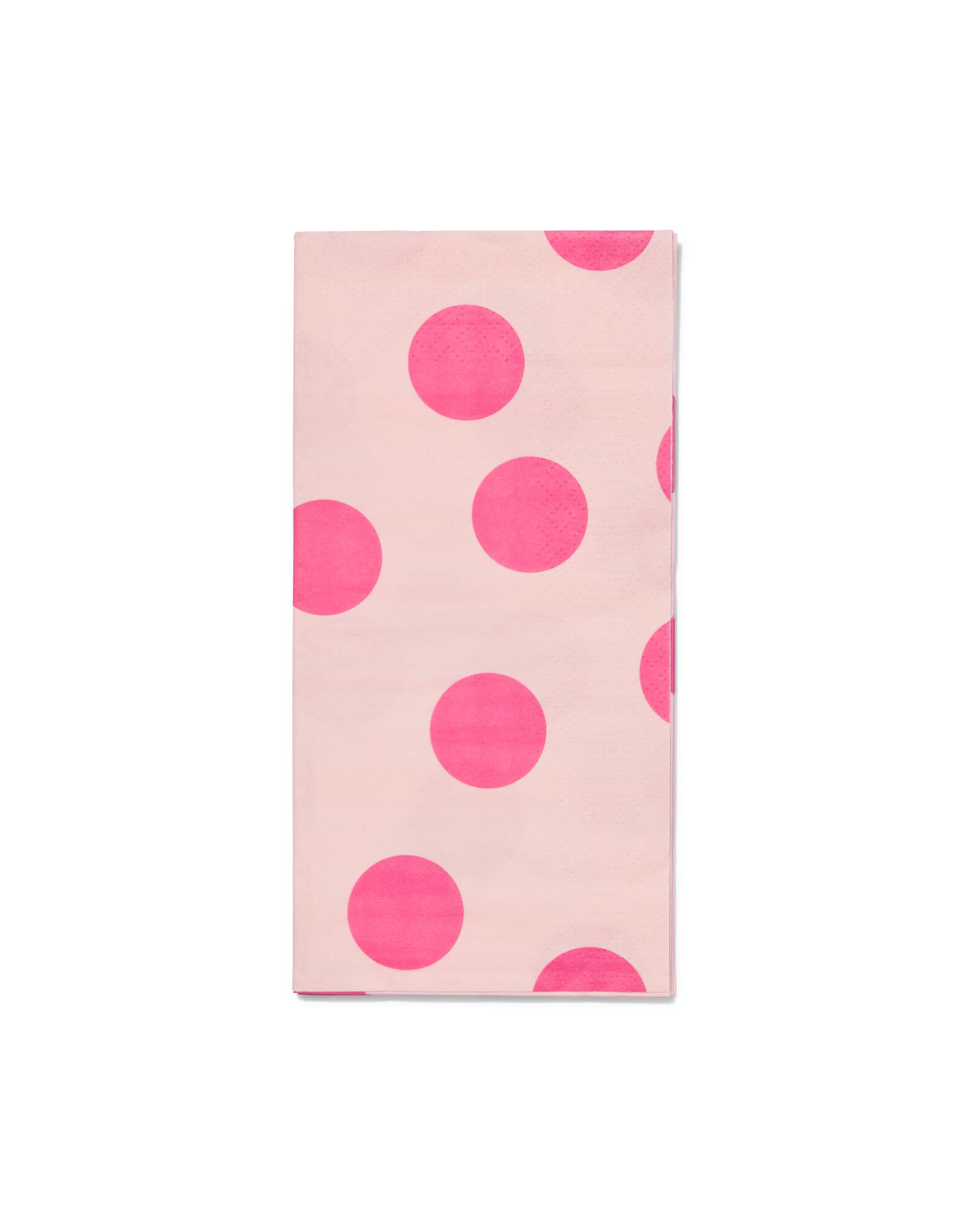HEMA Servetten Stip Roze 40x40cm - 12 Stuks