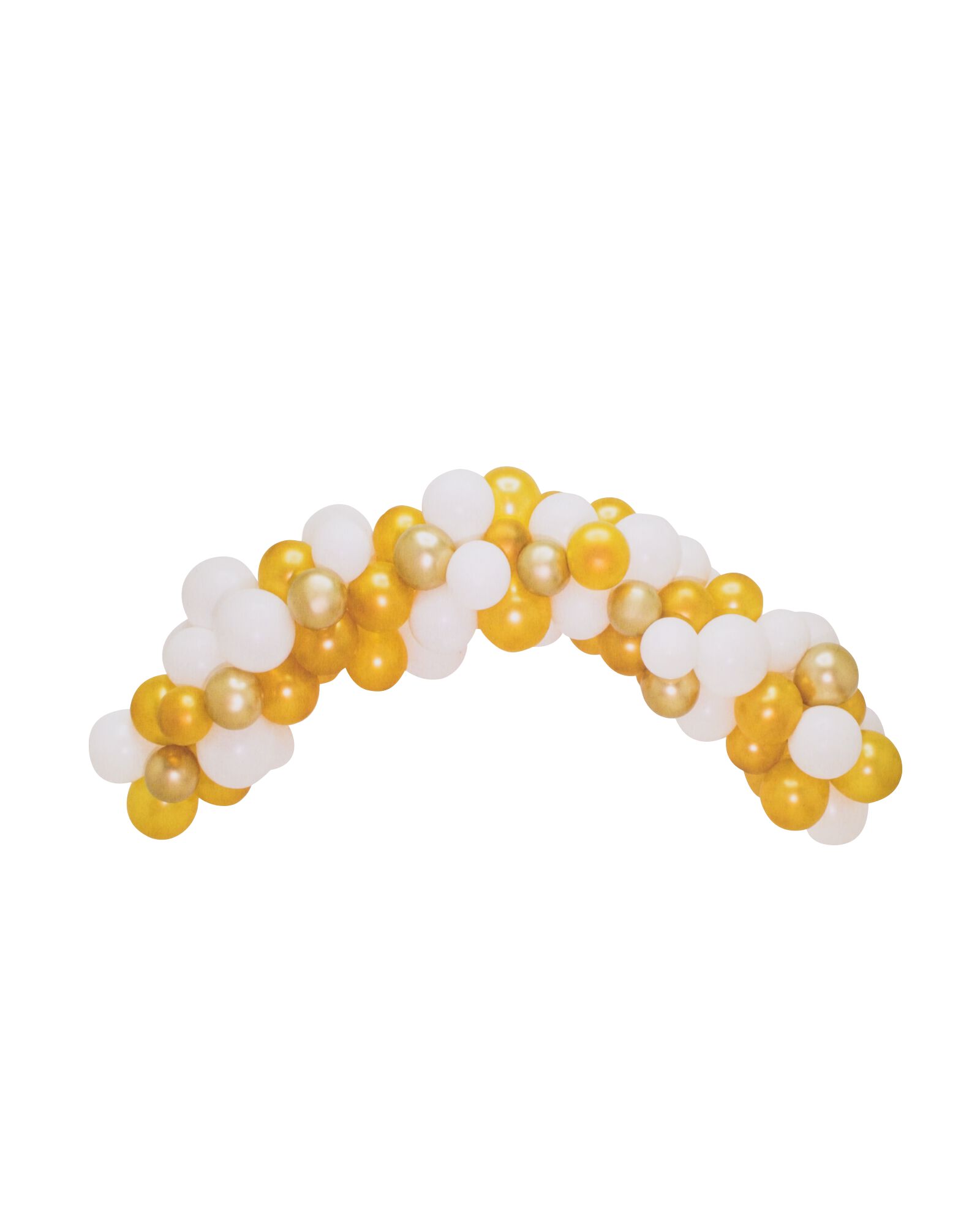 HEMA Ballonnenboog 75x23cm 250cm Wit-goud