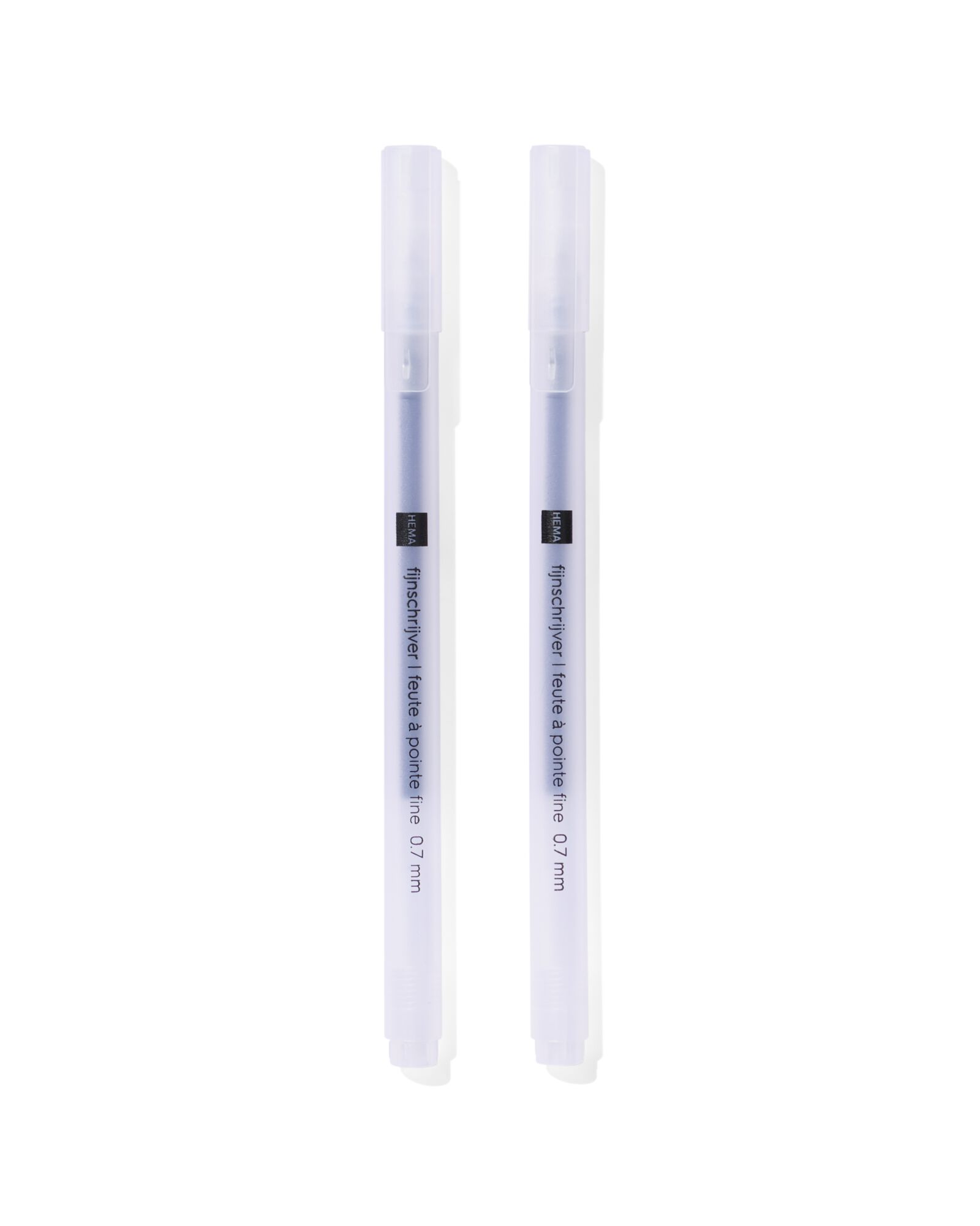 HEMA Fijnschrijvers 0.7mm Zwart - 2 Stuks