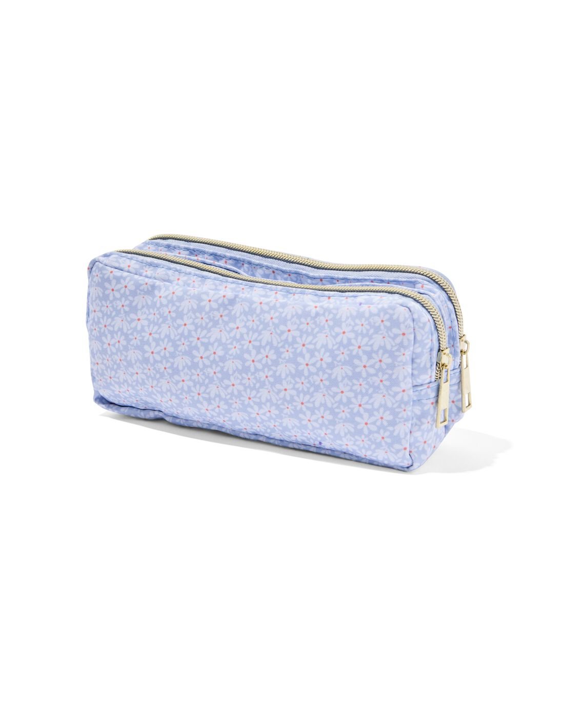 HEMA Etui Dubbele Rits Bloemen