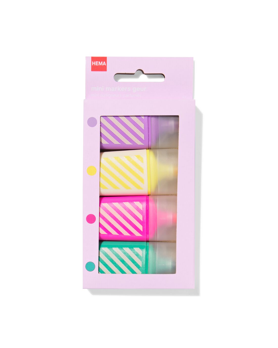 HEMA Mini Markers Met Geur - 4 Stuks