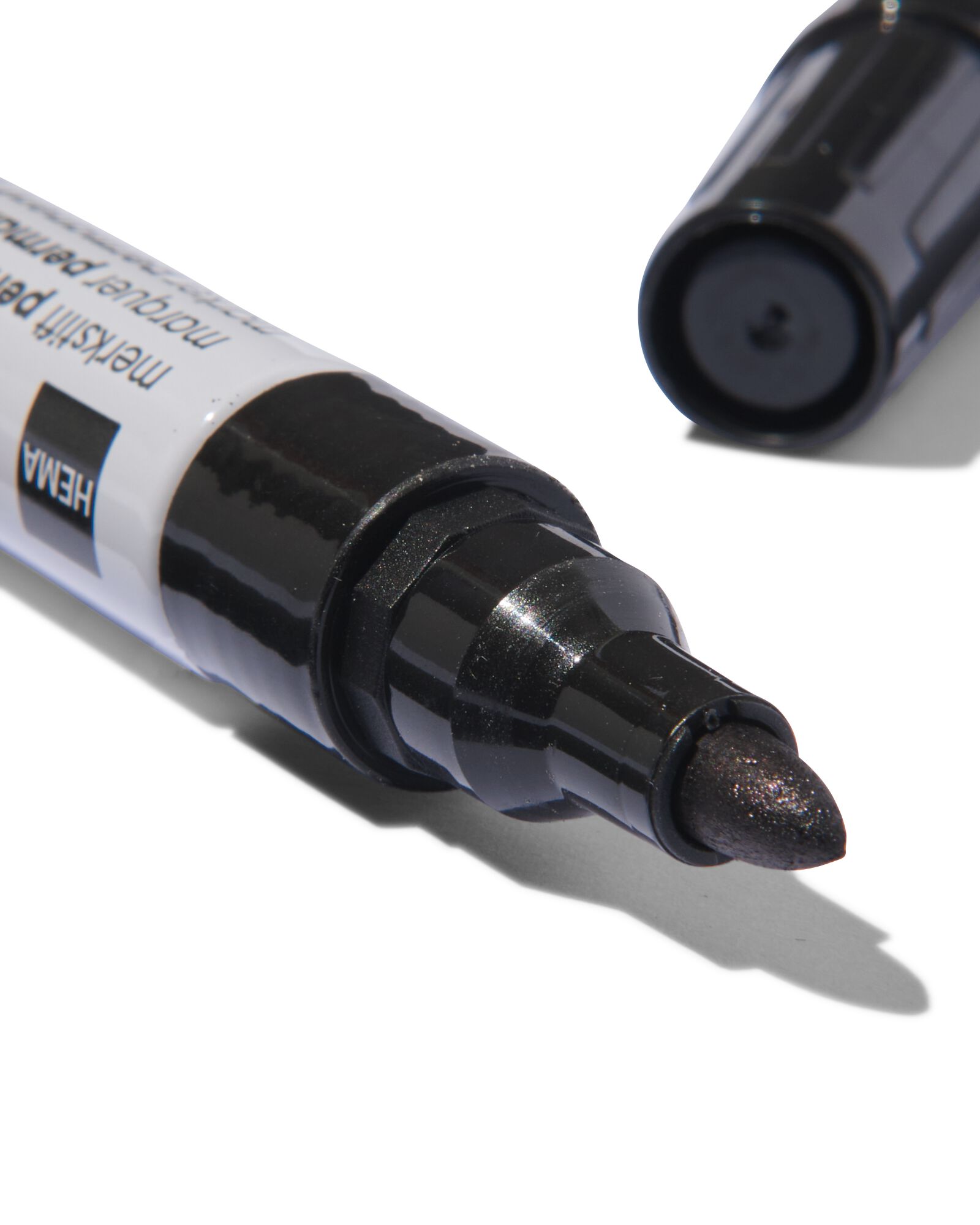 HEMA Merkstiften Permanent Zwart - 4 Stuks