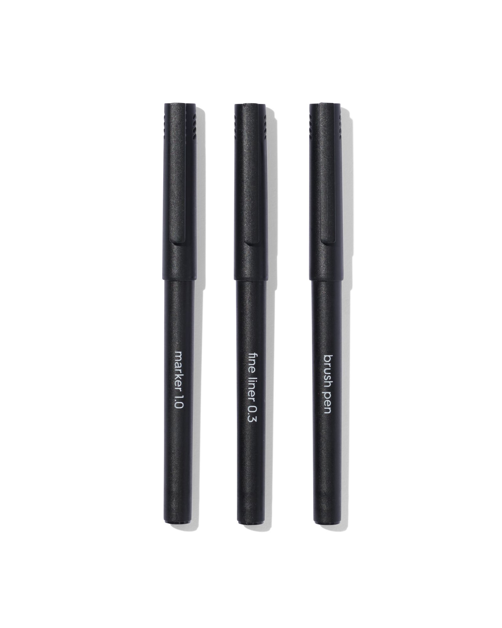 HEMA Brushpen En Fijnschrijvers - 3 Stuks