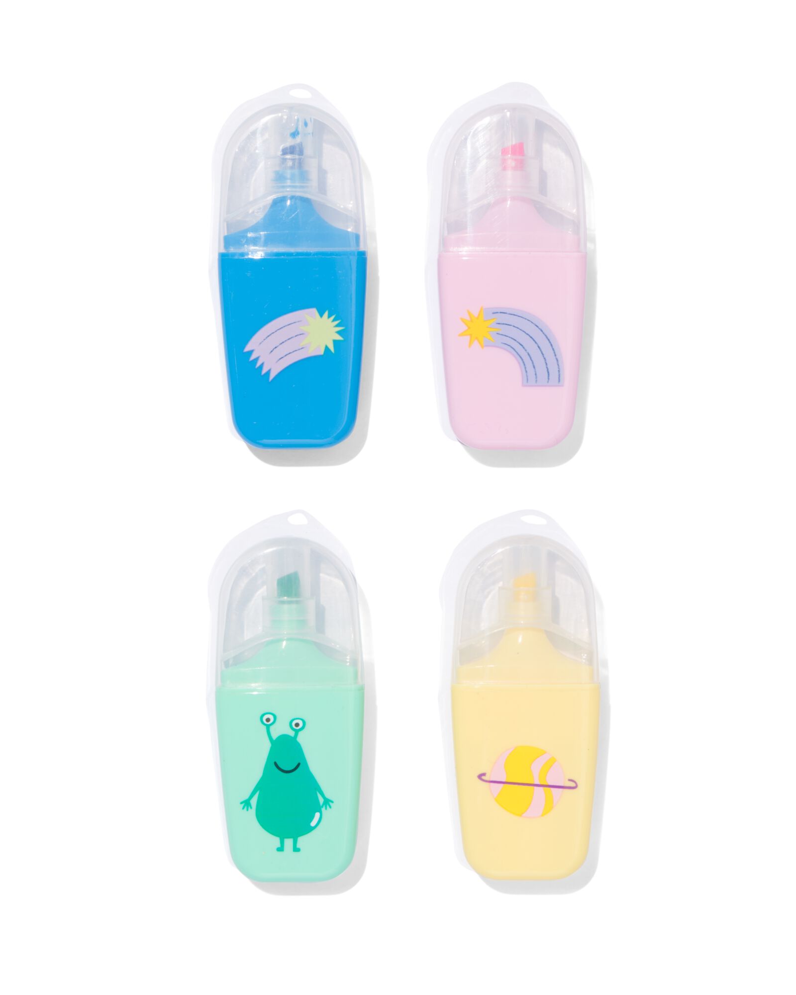 HEMA Mini Markers Universum - 4 Stuks