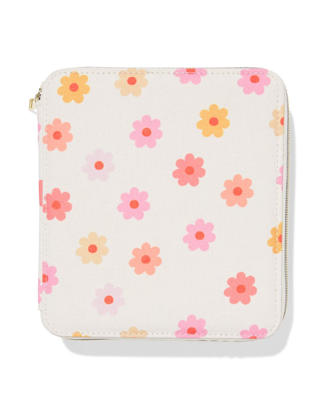 HEMA Etui 20x8cm Bloemenprint Bloemen Lichtroze