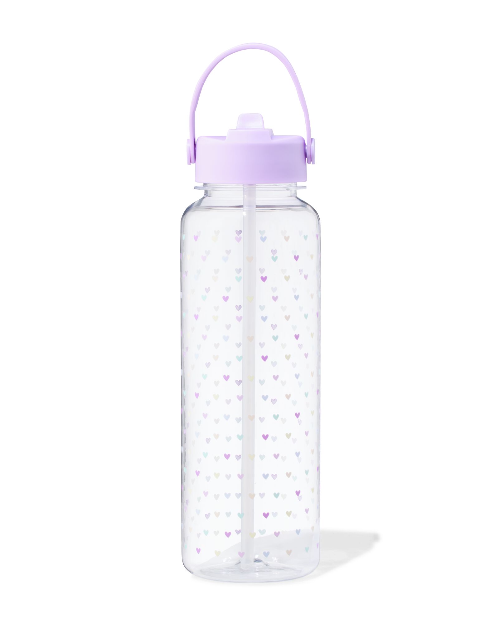 051 XXL Drinkfles Met Rietje 1150ml Hartjes