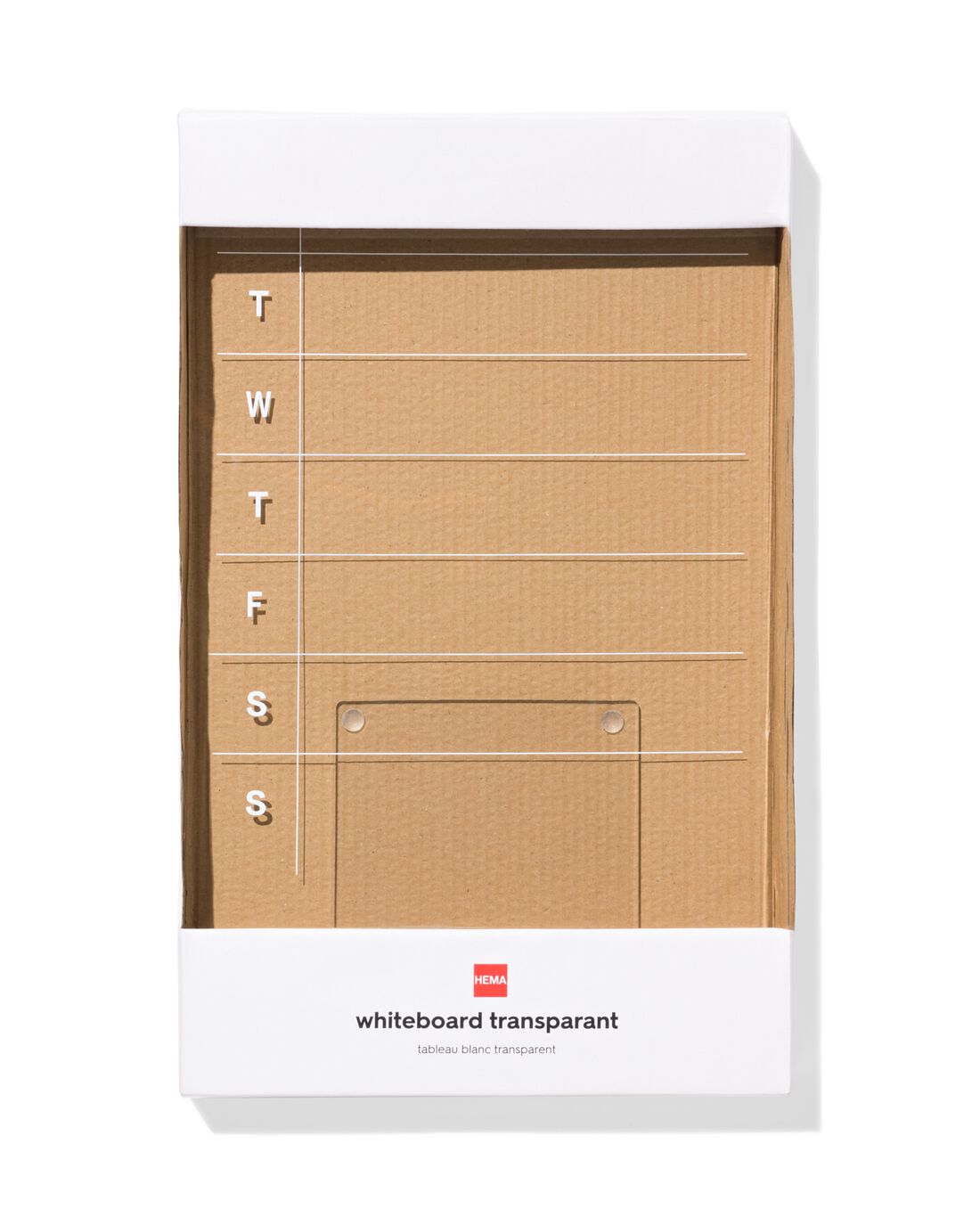 HEMA Weekplanner Transparant