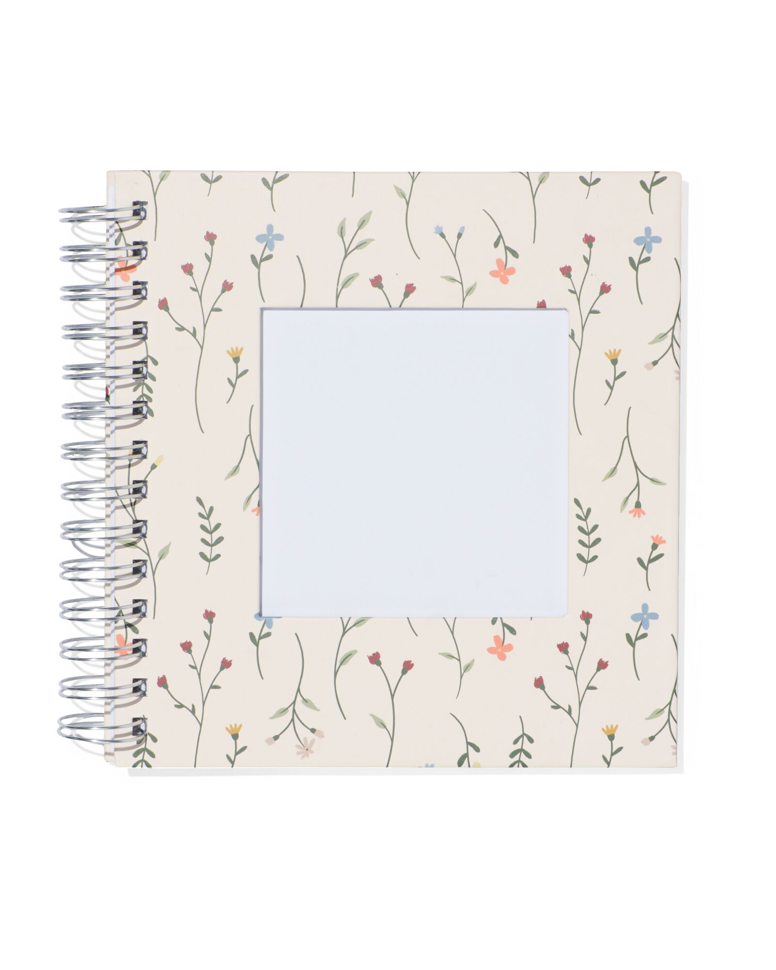 HEMA Fotoalbum Met Spiraal En Venster 19x18 Bloemen