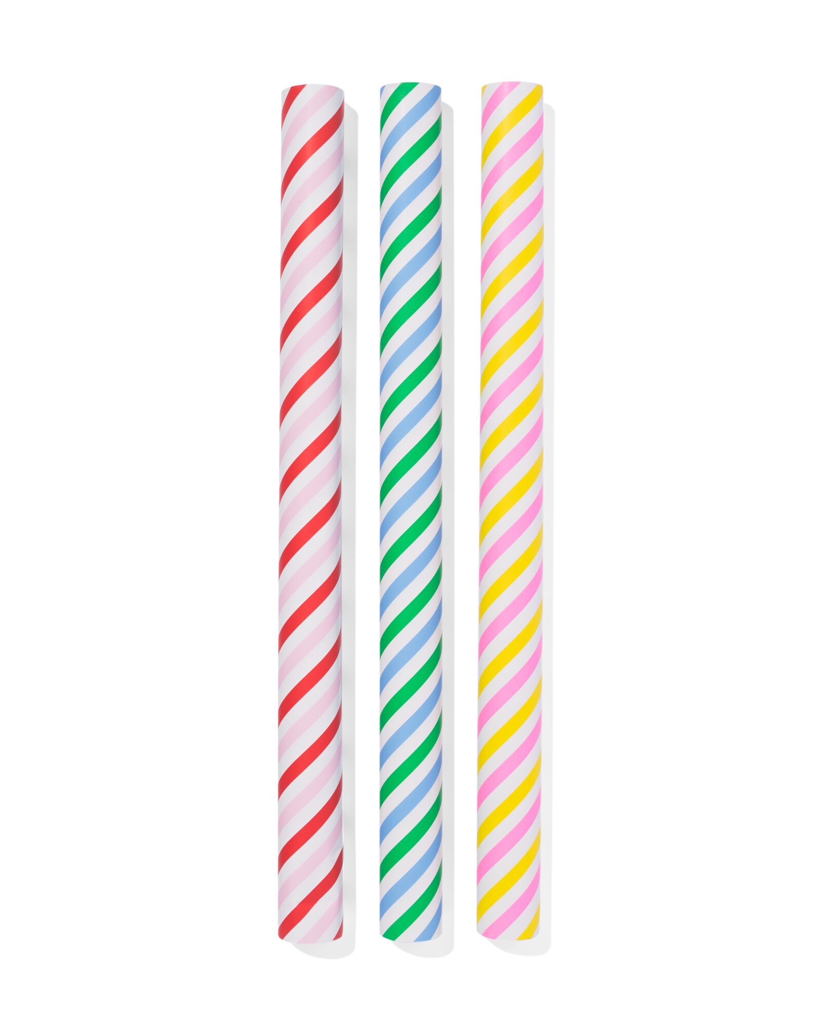 HEMA Cadeaupapier 200x50 Strepen - 3 Stuks