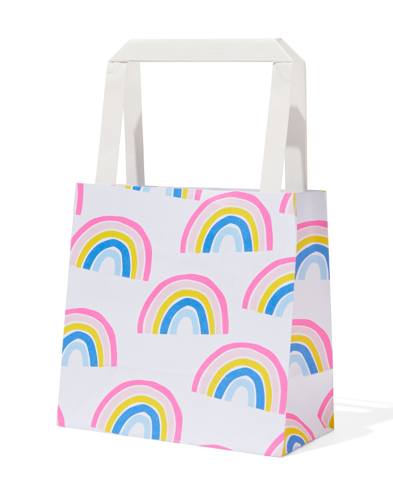 HEMA Cadeautasjes Papier 13x13x7 Regenboog - 6 Stuks
