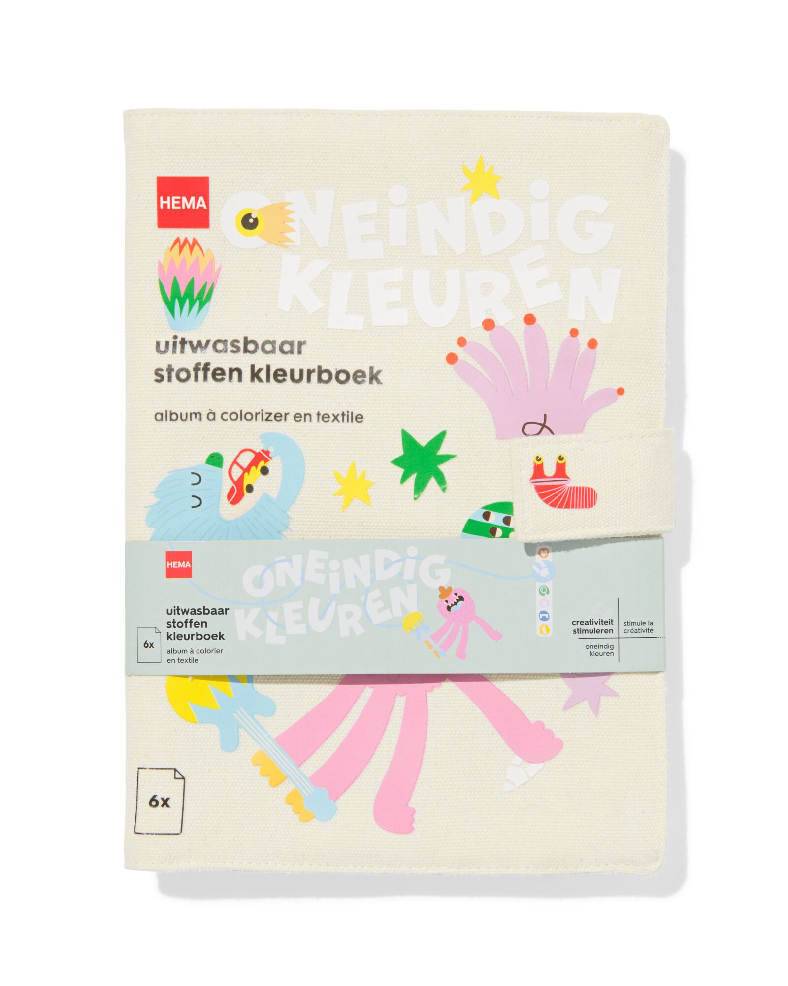 HEMA Uitwasbaar Stoffen Kleurboek