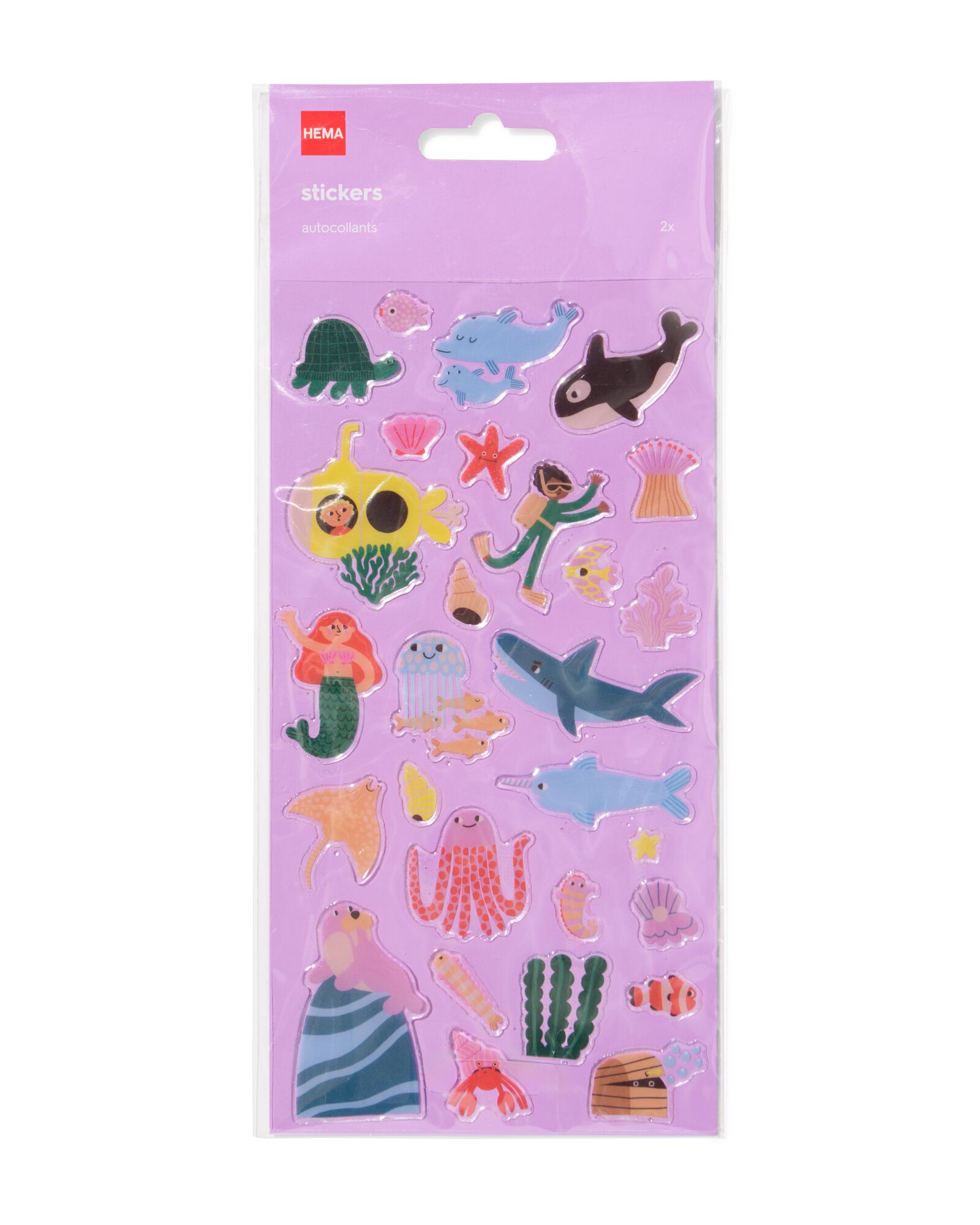 HEMA Stickers 3D Onderwater