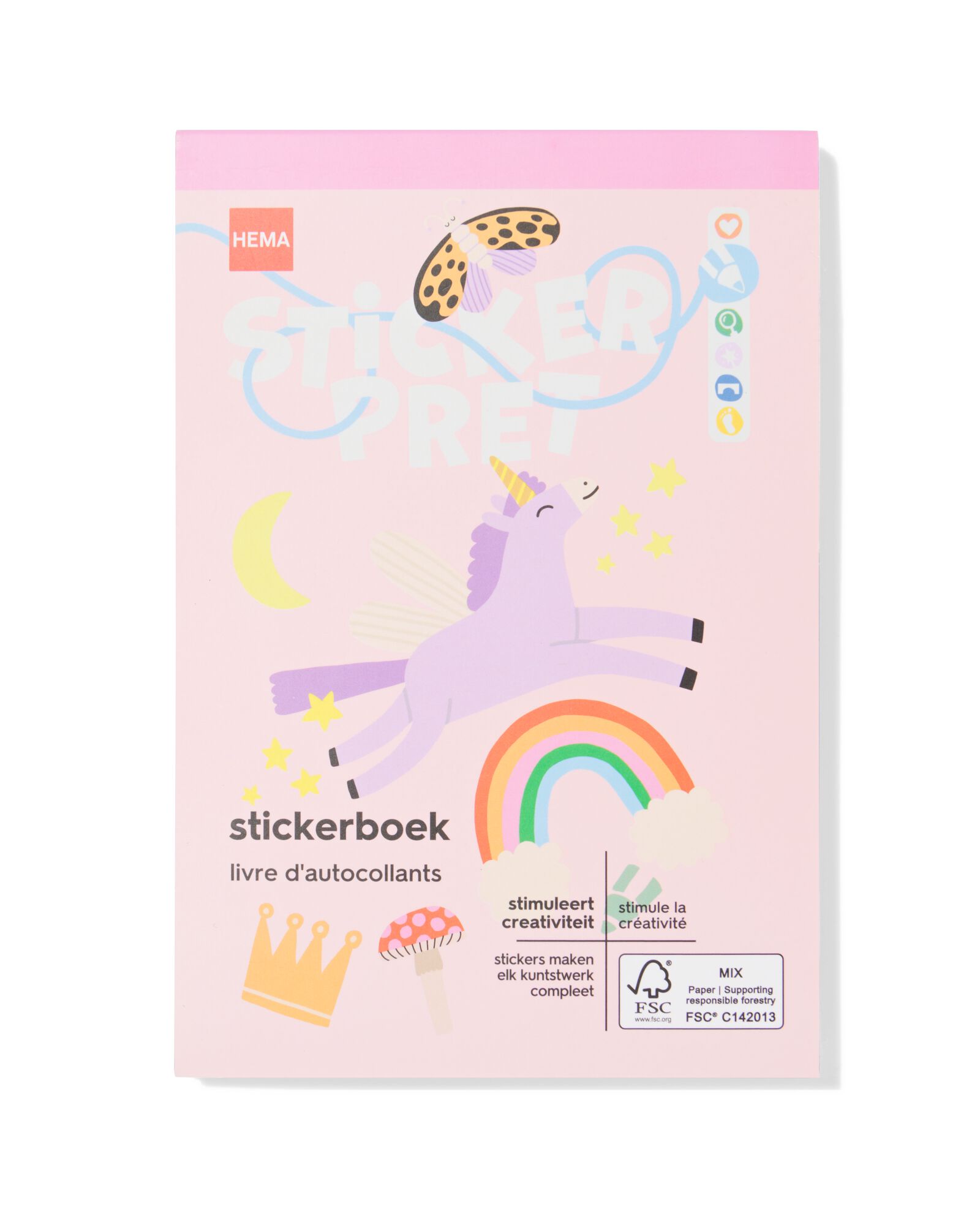 HEMA Stickerboek Fantasie