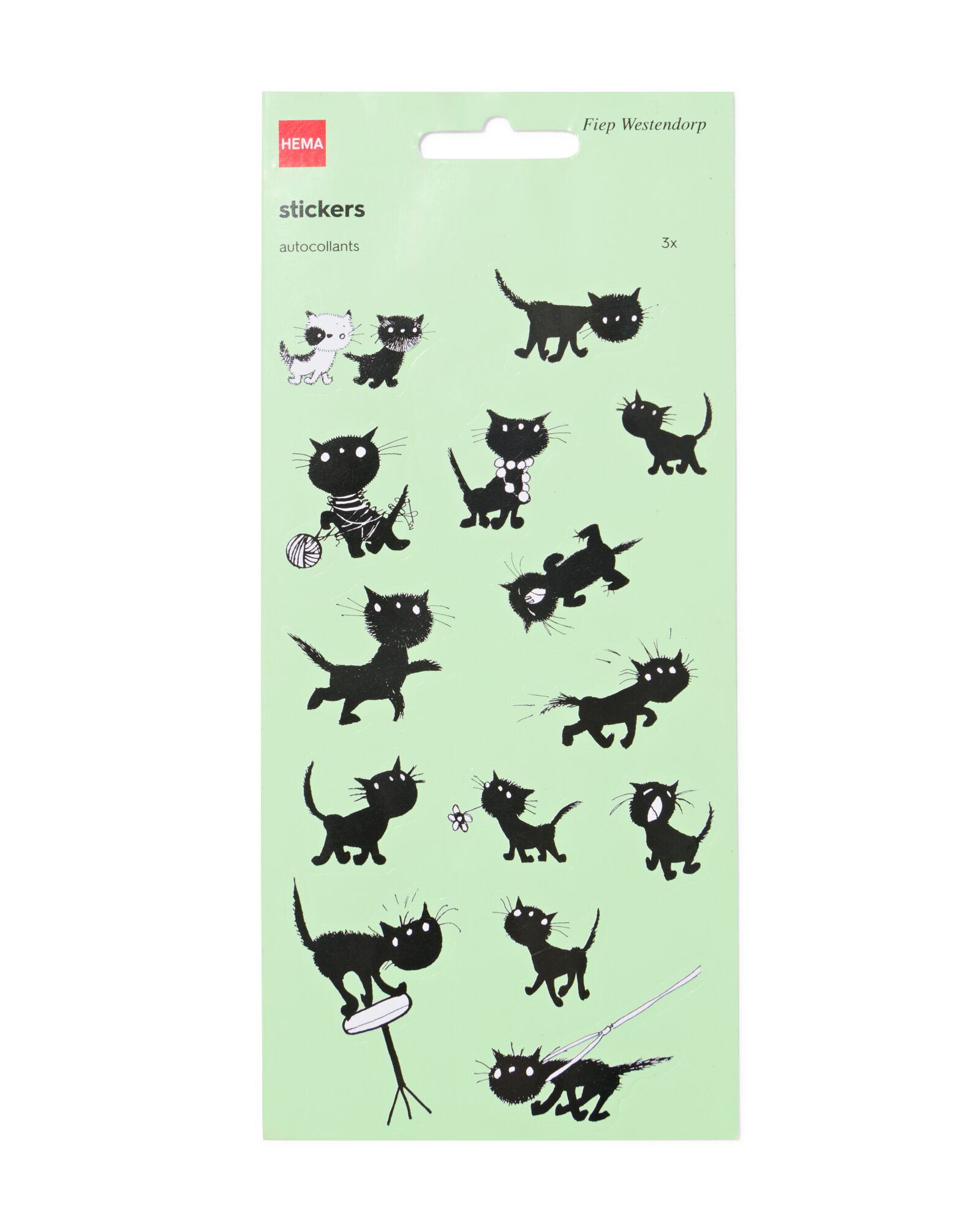 177 Siepie Stickervellen 19x10 - 3 Stuks