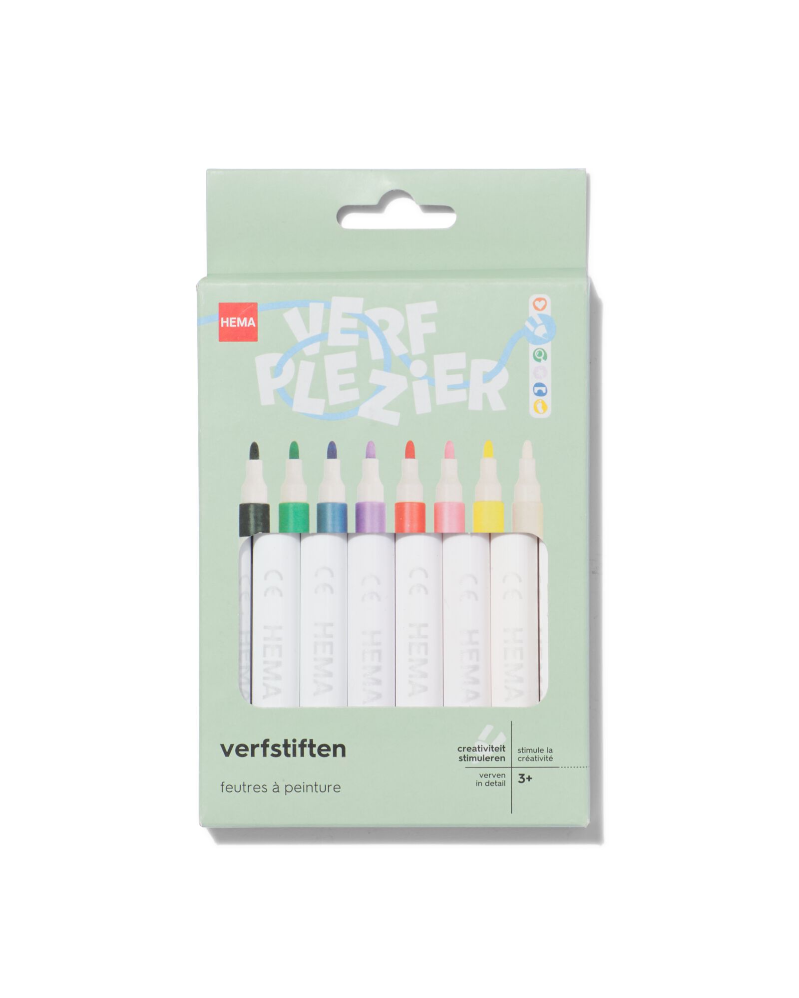 HEMA Verfstiften - 8 Stuks