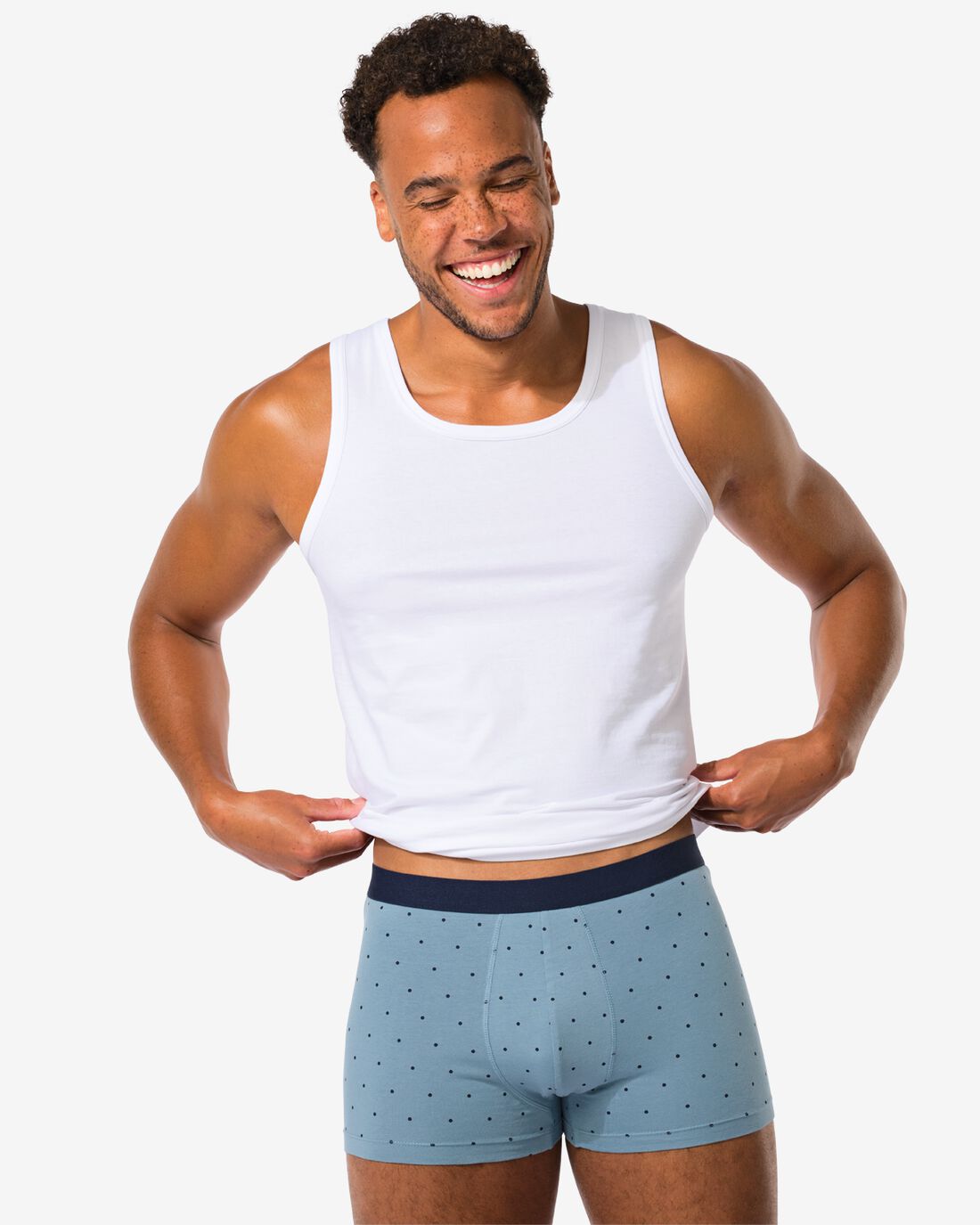 Korte Herenboxers Katoen Stretch - 3 Stuks