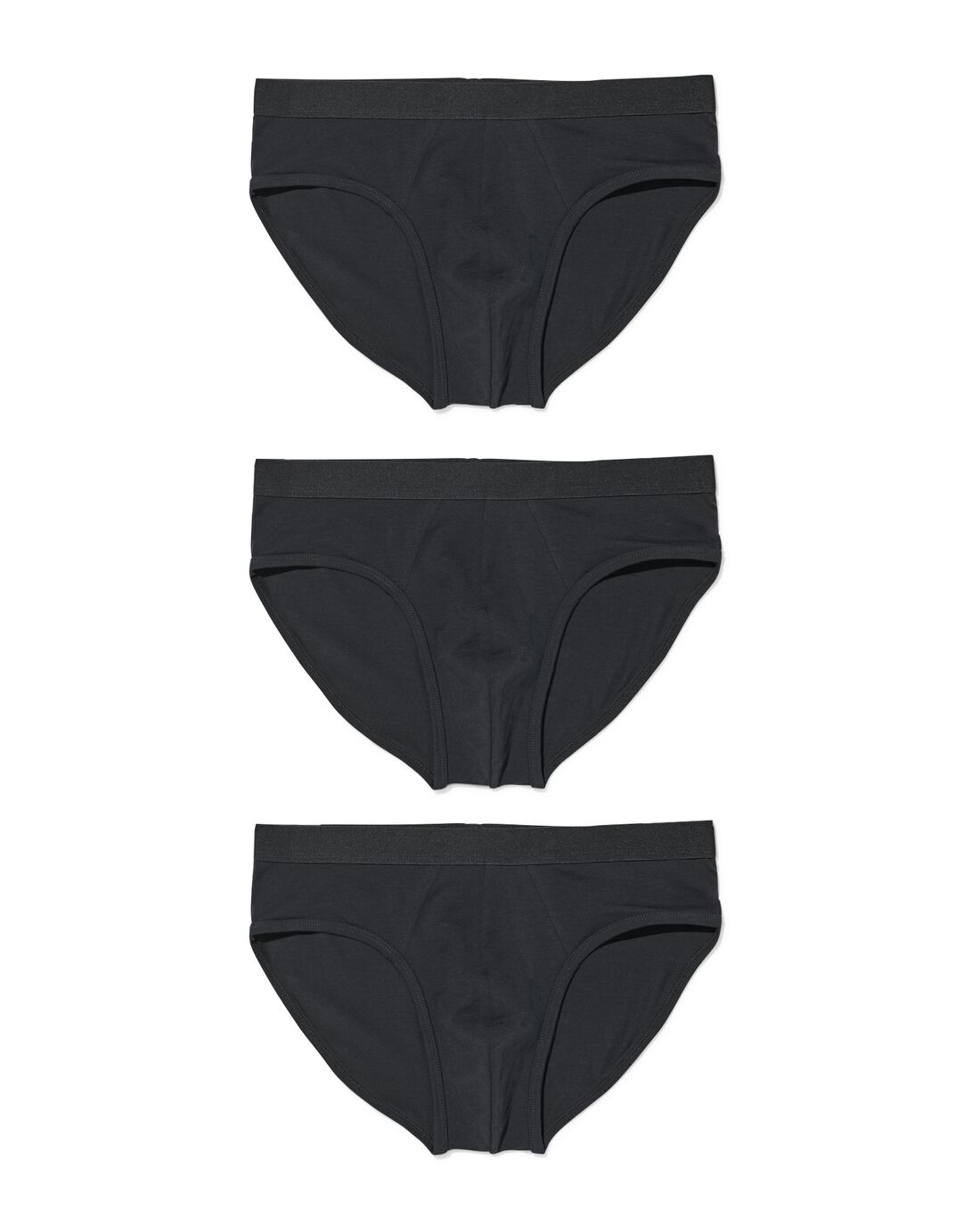 HEMA Herenslips - 3 Stuks Zwart (zwart)