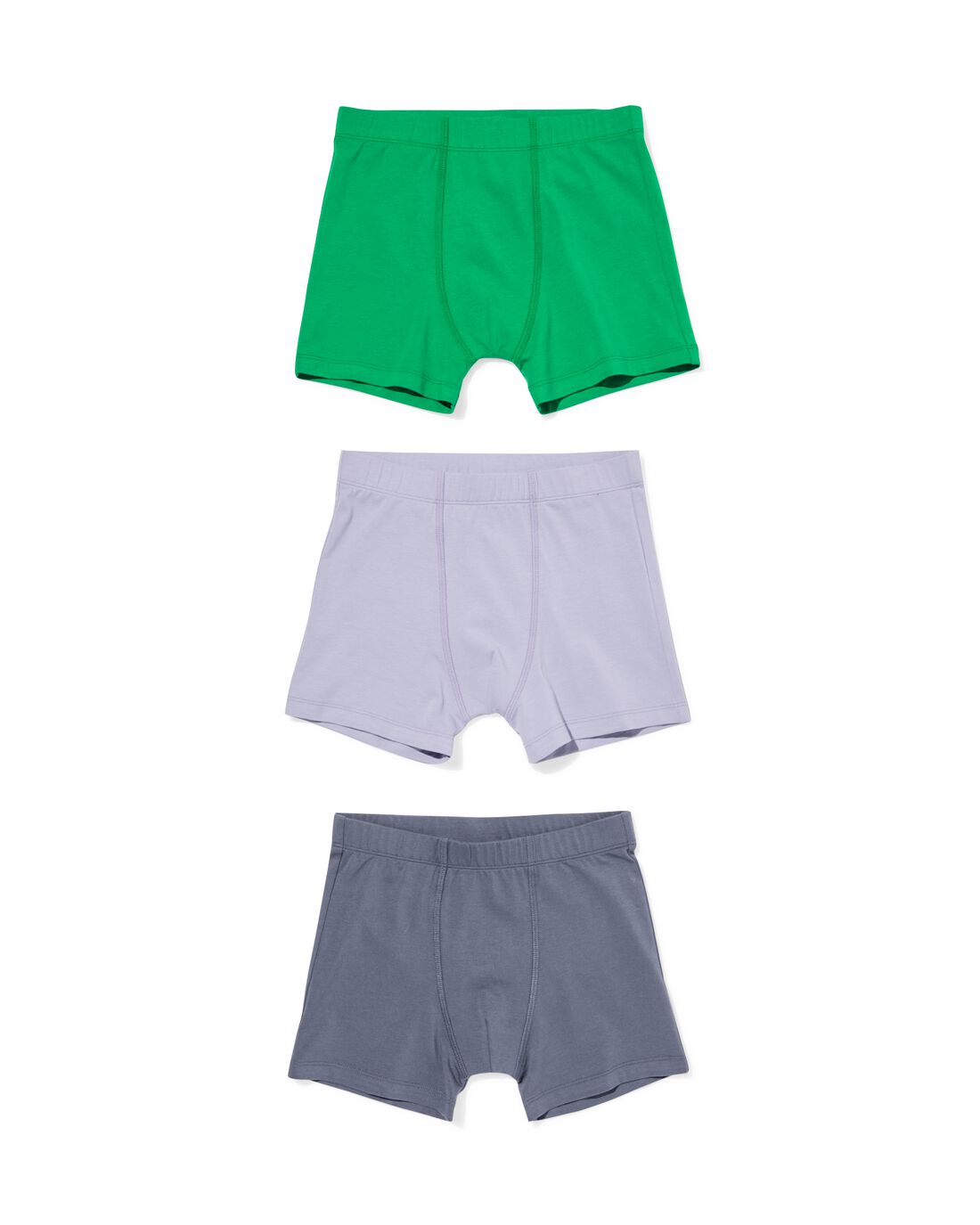 051 Kinderboxers - 3 Stuks Groen (groen)