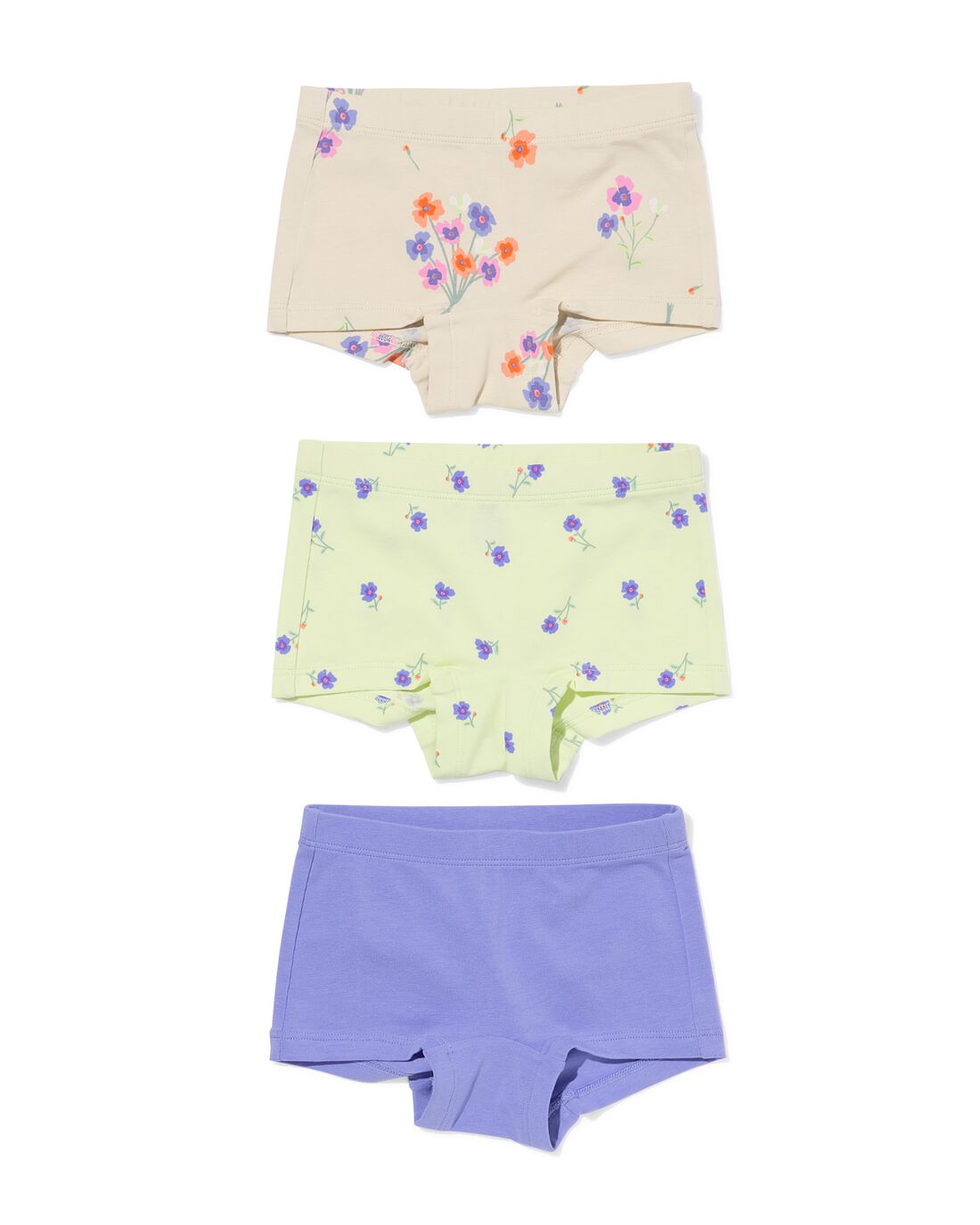 HEMA HEMA Kinderboxers Bloem - 3 Stuks Multi (multi)