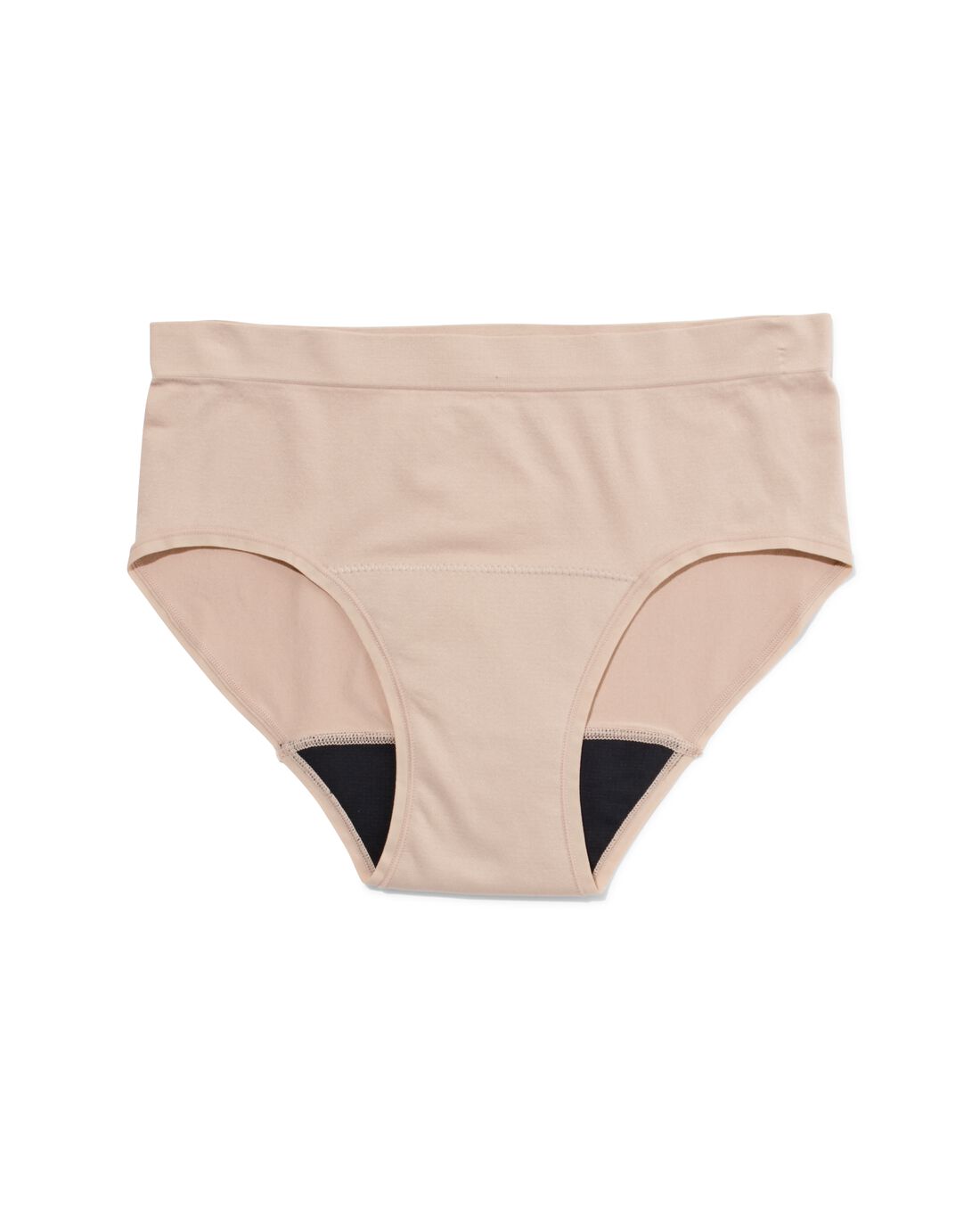 HEMA Naadloze Menstruatiehipster Lichte Absorptie Beige (beige)