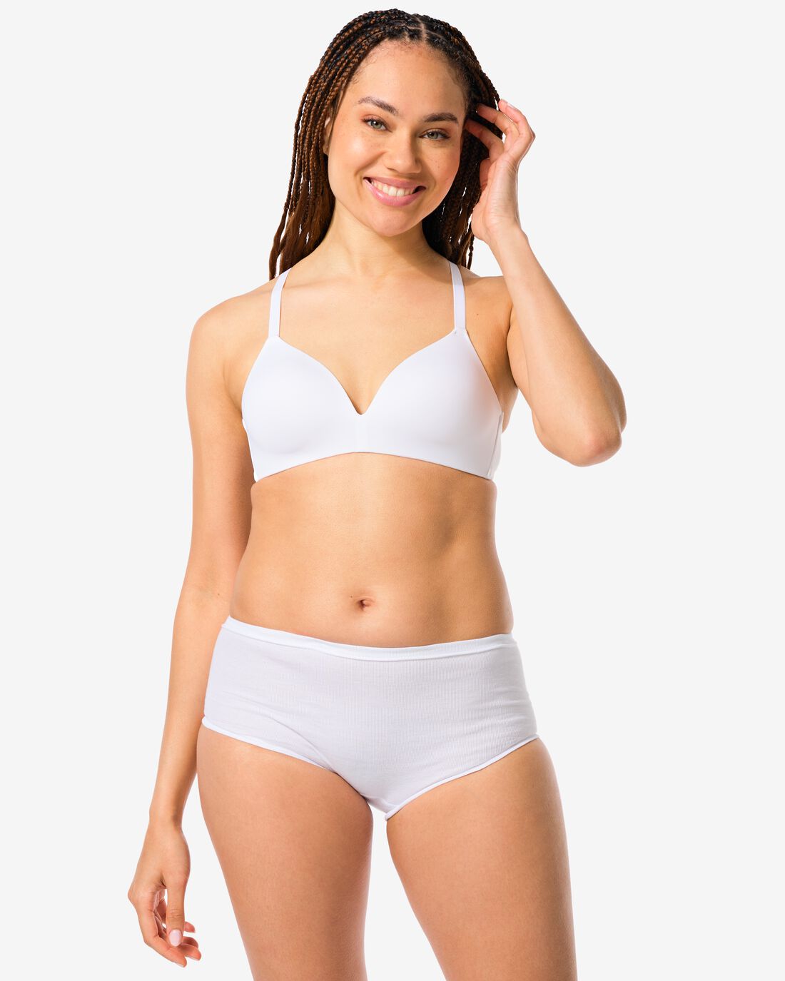 HEMA Damesslips - 2 Stuks Wit (wit)