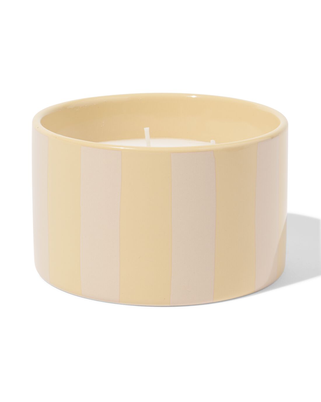 HEMA HEMA Geurkaars ⌀11x7cm Keramiek Sinaasappel-cederhout (naturel)