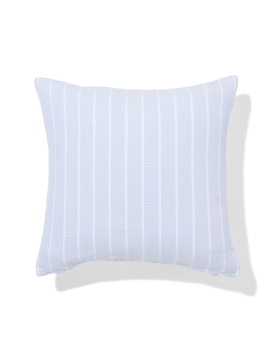 HEMA Kussenhoes 40x40cm Katoen Strepen Lichtblauw (blauw)