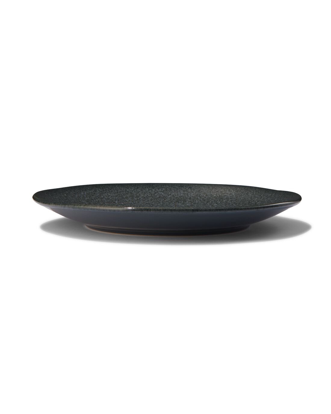 HEMA HEMA Ontbijtbord Ø23cm Porto Reactief Glazuur Zwart (zwart)