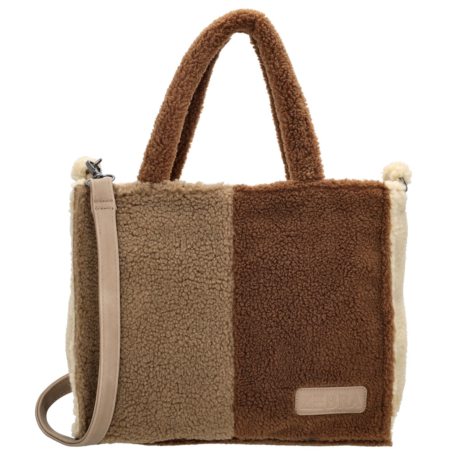 Zebra Trends Teddy Denise Handbag M brown handtas dames
