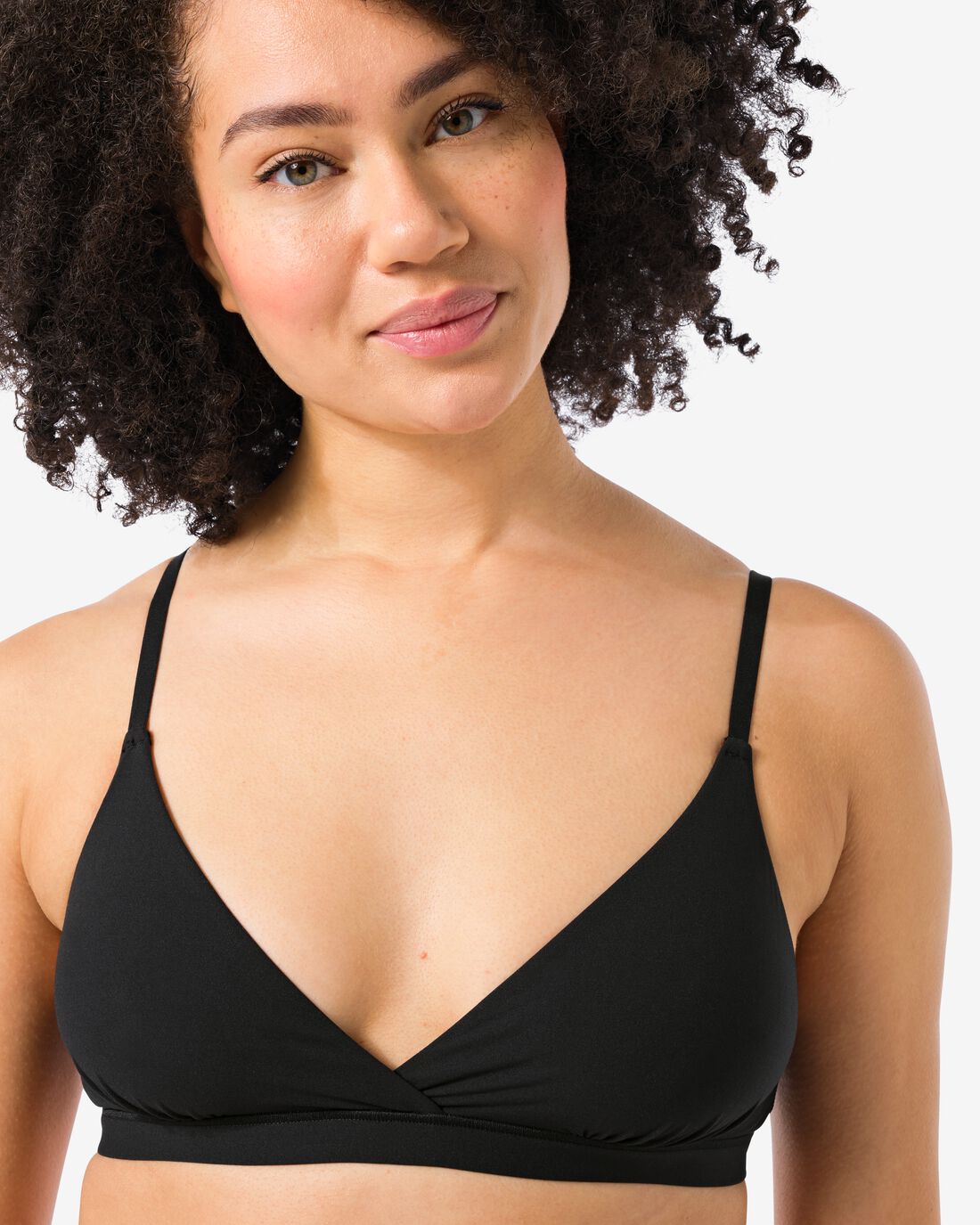 140 Triangel Bralette Micro Zwart (zwart)